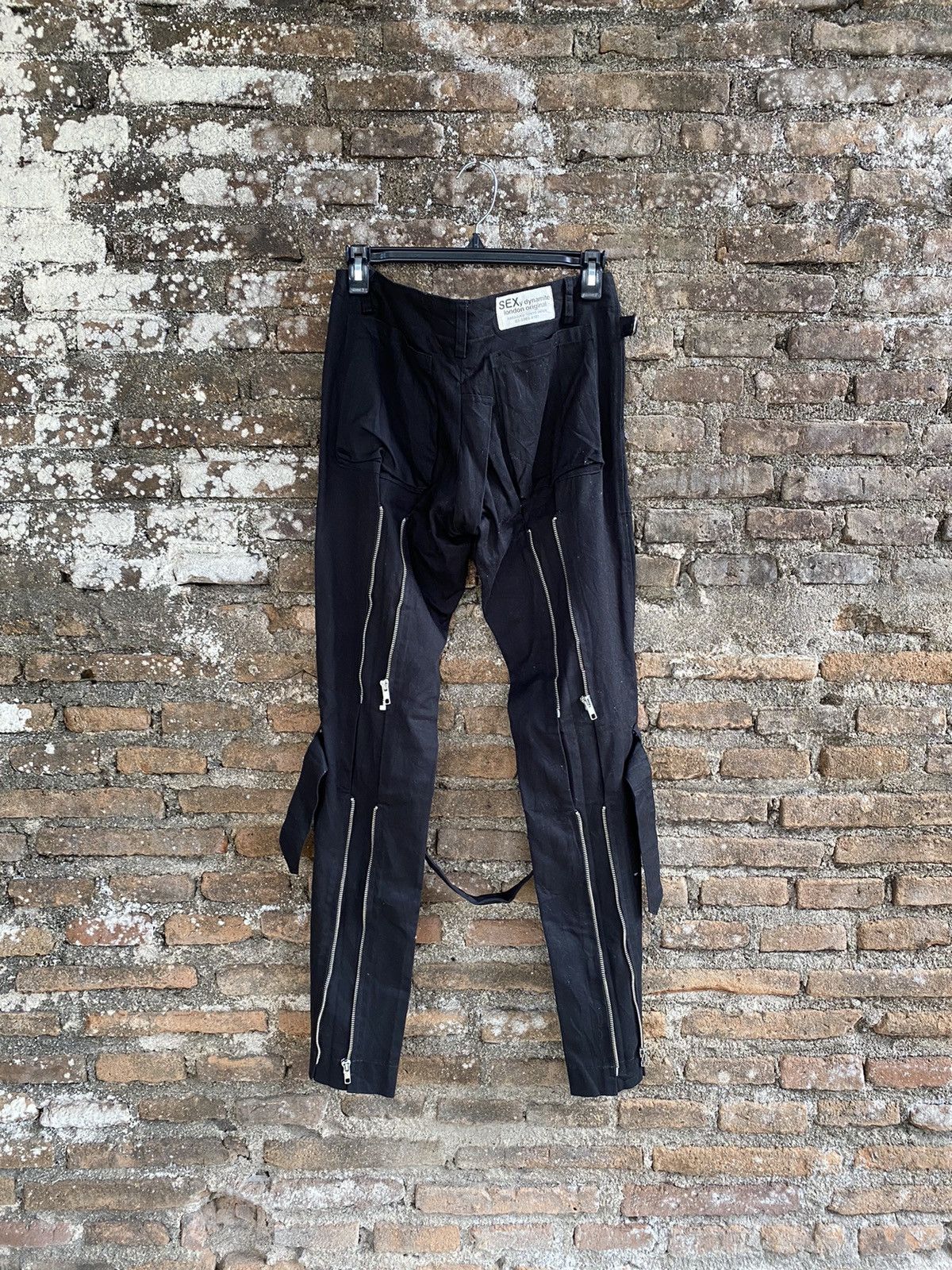 パンツ oos japanese label bondage dameged denim TAKAHIROMIYASHITATheSoloist. bondage jean Black -FASCINATE