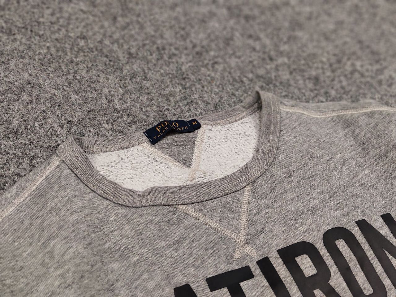 Polo Ralph Lauren Polo Ralph Lauren Flatiron N.Y. Logo Crew Check Sweatshirt Size US M / EU 48-50 / 2 - 20 Thumbnail
