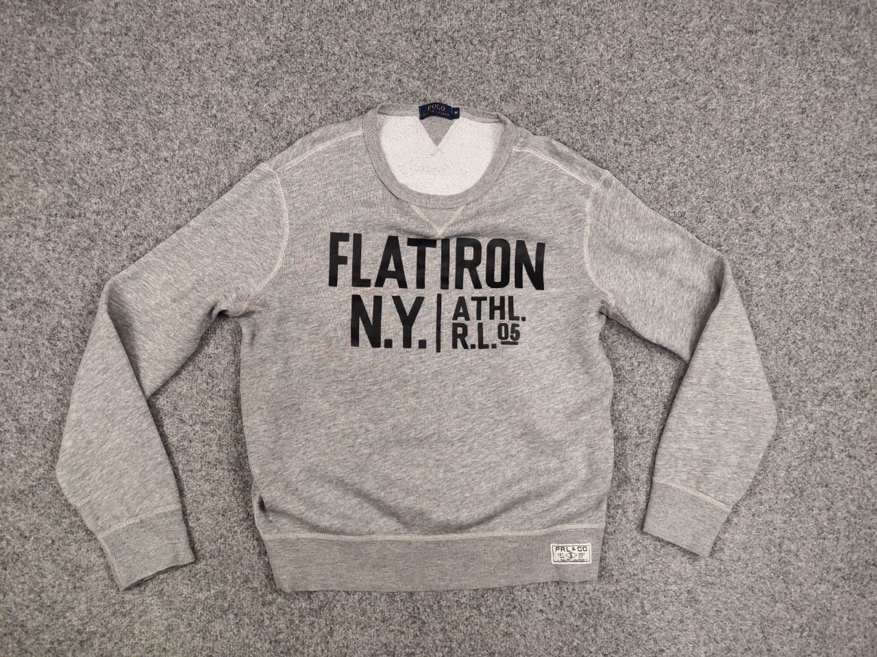 Polo Ralph Lauren Polo Ralph Lauren Flatiron N.Y. Logo Crew Check Sweatshirt Size US M / EU 48-50 / 2 - 15 Thumbnail
