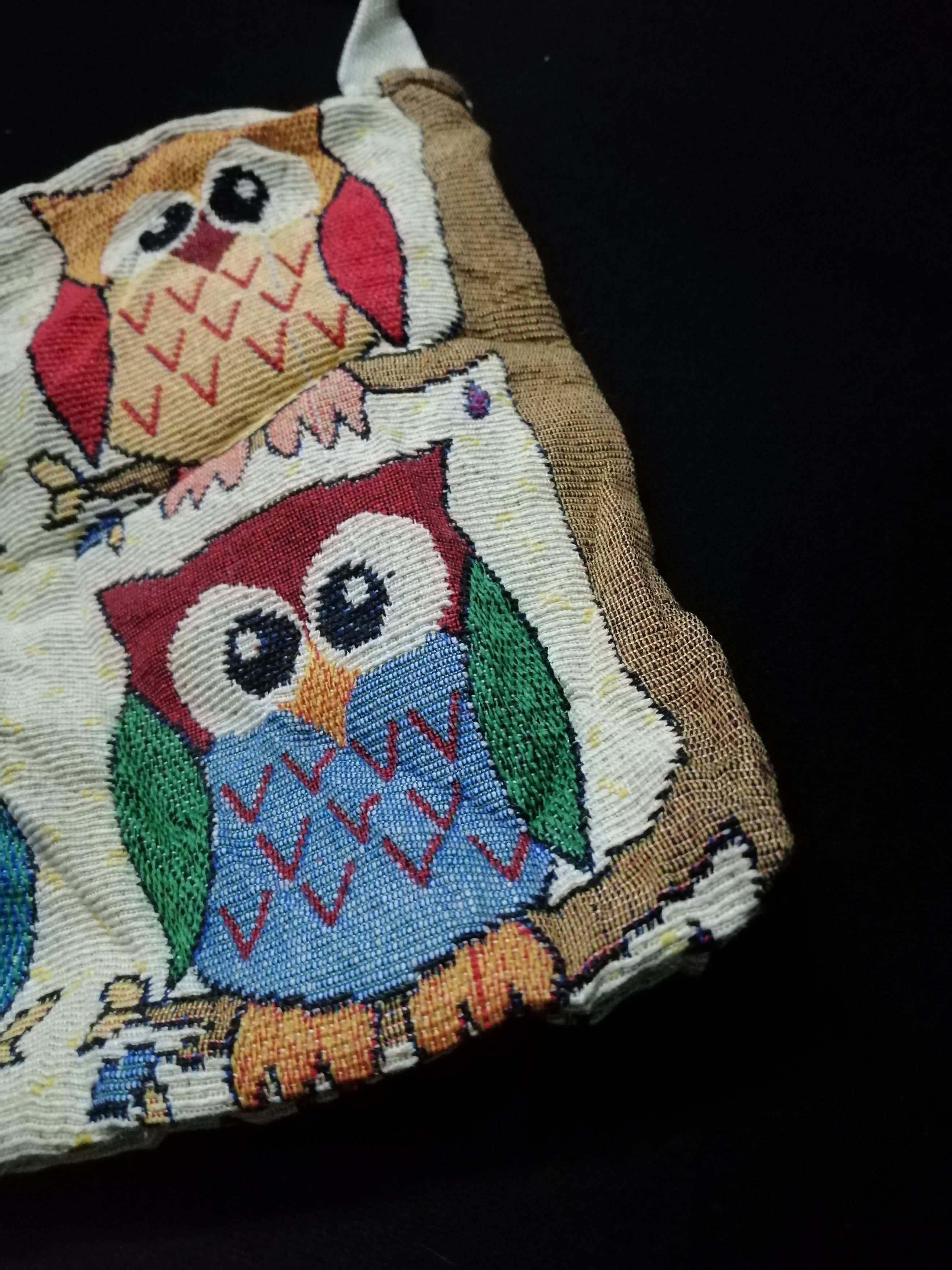 Vintage Vintage Art Owl Printed Crossbody Bag Size ONE SIZE - 5 Thumbnail