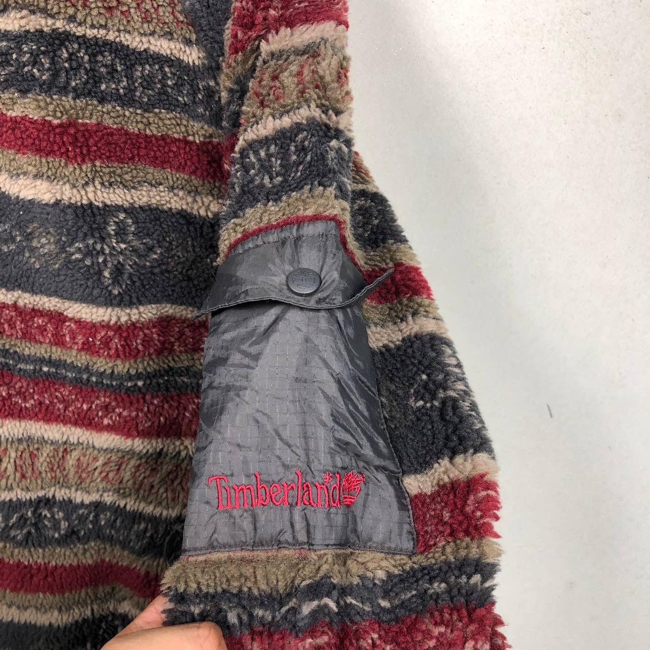 Timberland × Vintage Vintage 90s Timberland Weathergear Sherpa Fleece Jacket Size US L / EU 52-54 / 3 - 5 Thumbnail
