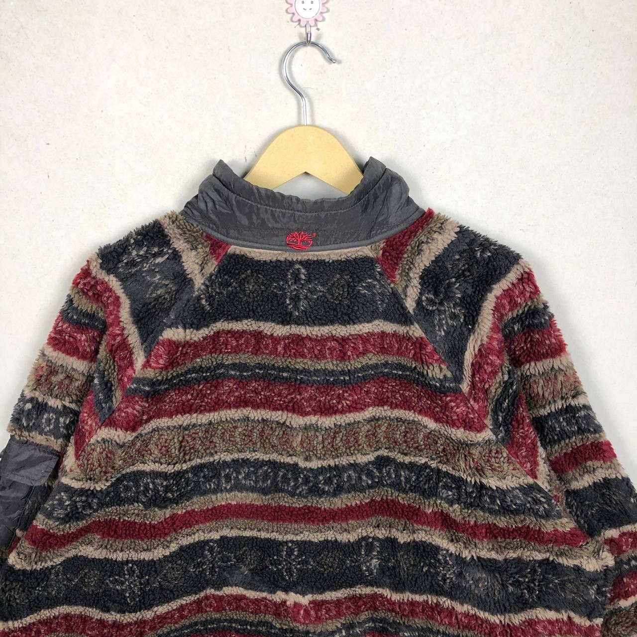Timberland × Vintage Vintage 90s Timberland Weathergear Sherpa Fleece Jacket Size US L / EU 52-54 / 3 - 4 Thumbnail