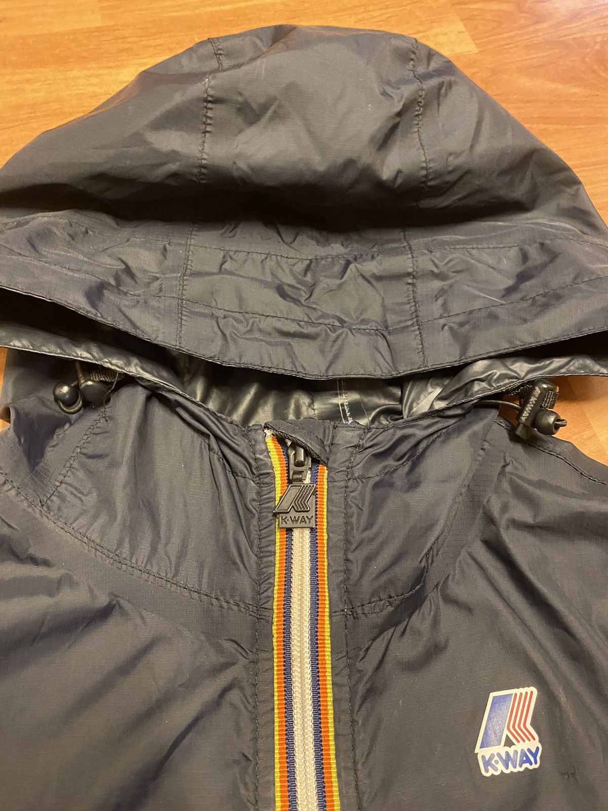 K-Way K Way y2k PACKABLE FULL ZIP WINDBREAKER & RAIN JACKET Size US S / EU 44-46 / 1 - 5 Thumbnail