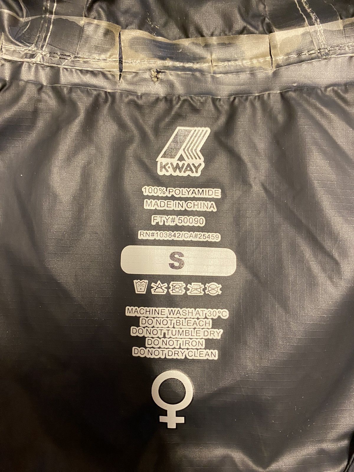 K-Way K Way y2k PACKABLE FULL ZIP WINDBREAKER & RAIN JACKET Size US S / EU 44-46 / 1 - 8 Thumbnail