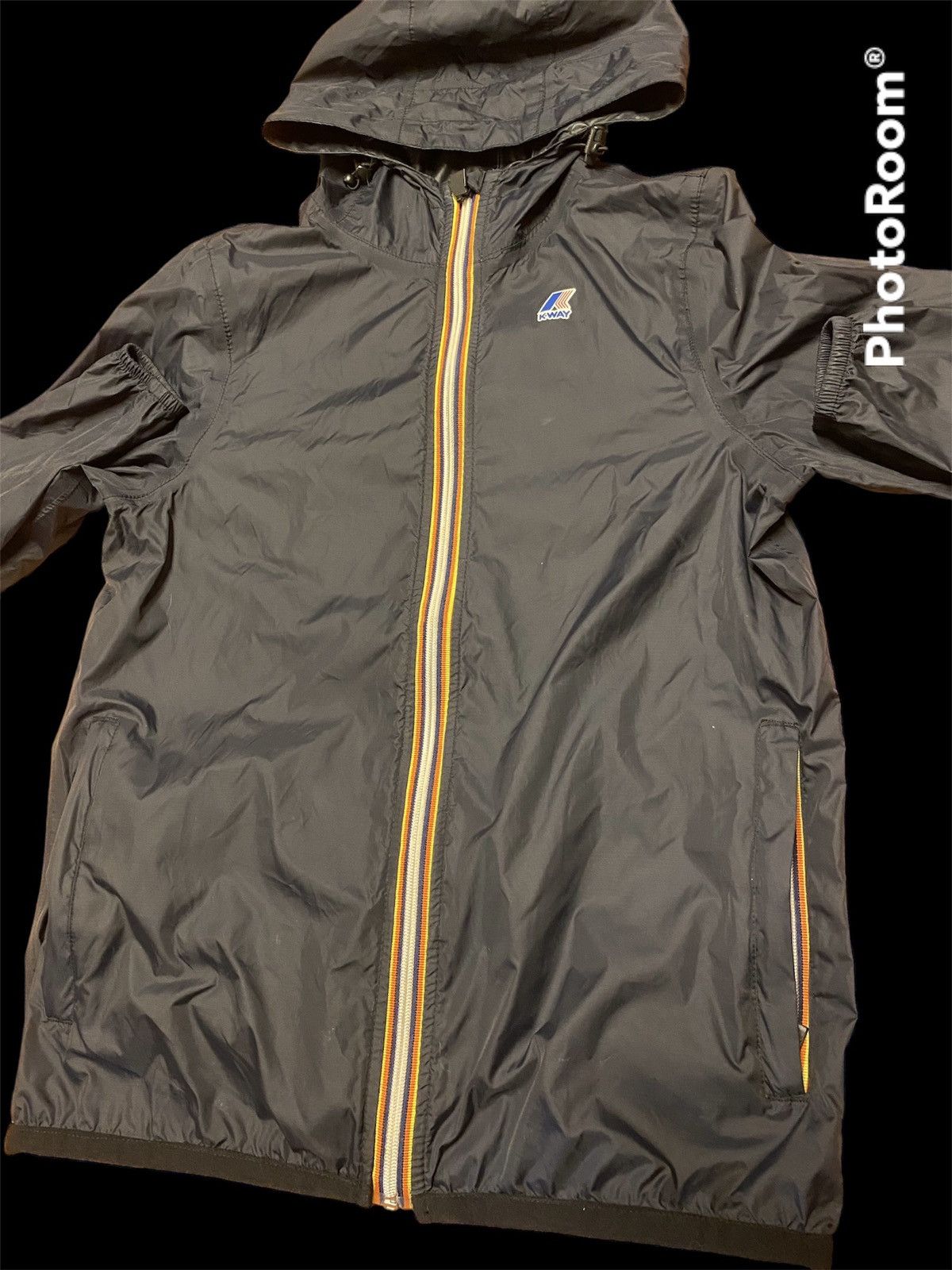 K-Way K Way y2k PACKABLE FULL ZIP WINDBREAKER & RAIN JACKET Size US S / EU 44-46 / 1 - 3 Thumbnail