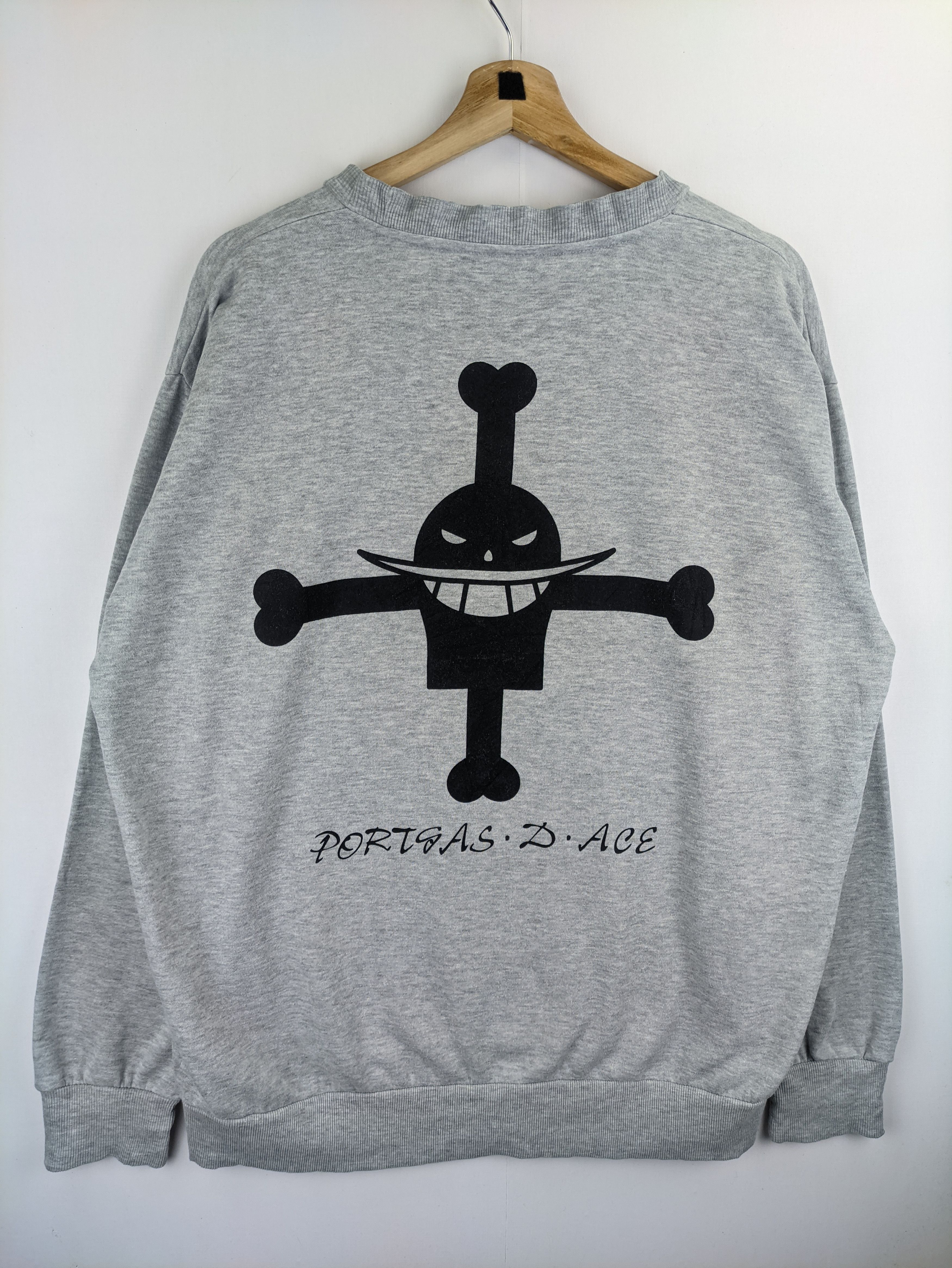 Anime Steals🔥Vintage Sweatshirt Anime Portgas D. Ace One Piece Size US XXL / EU 58 / 5 - 2 Thumbnail