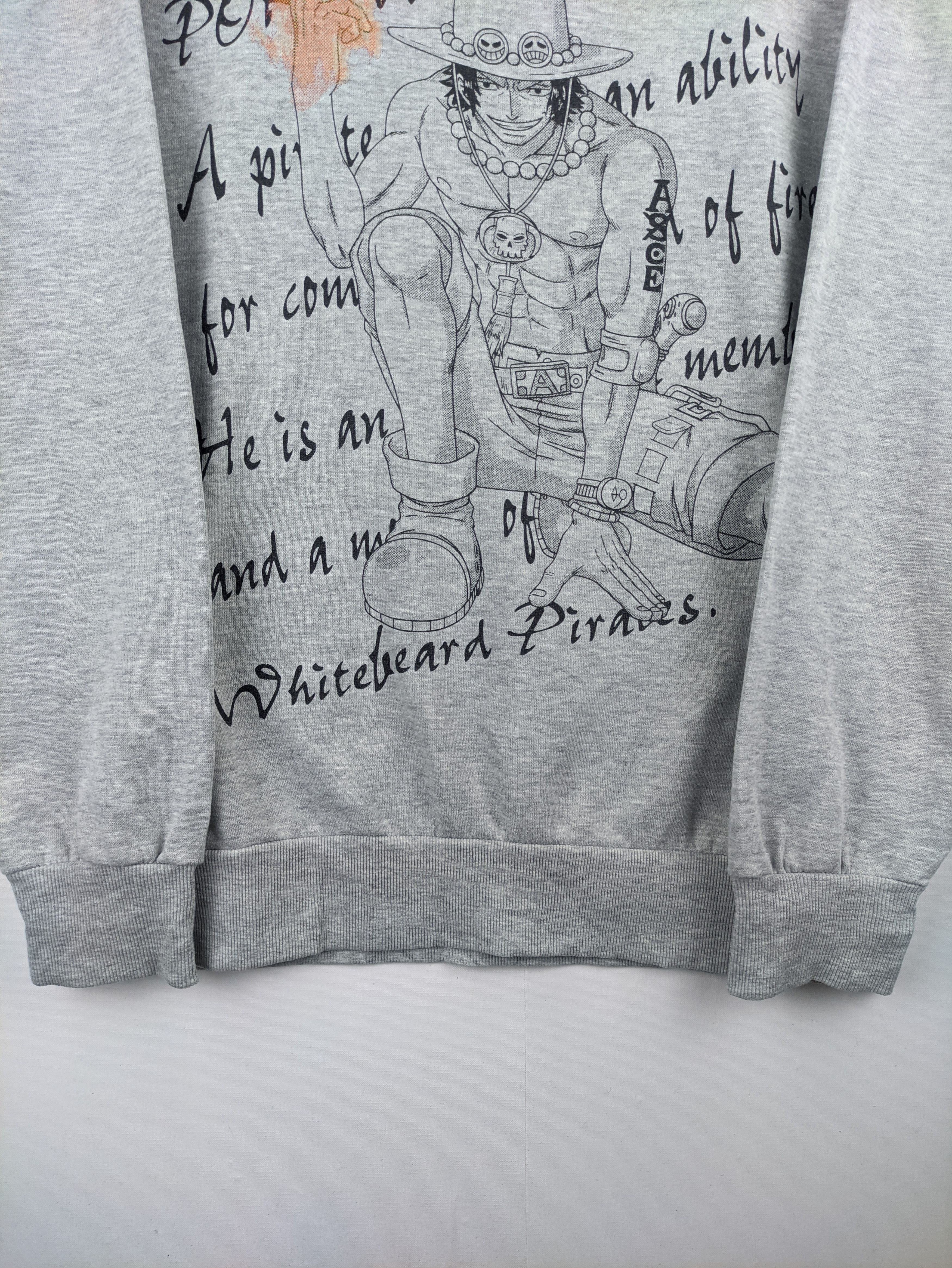 Anime Steals🔥Vintage Sweatshirt Anime Portgas D. Ace One Piece Size US XXL / EU 58 / 5 - 8 Thumbnail