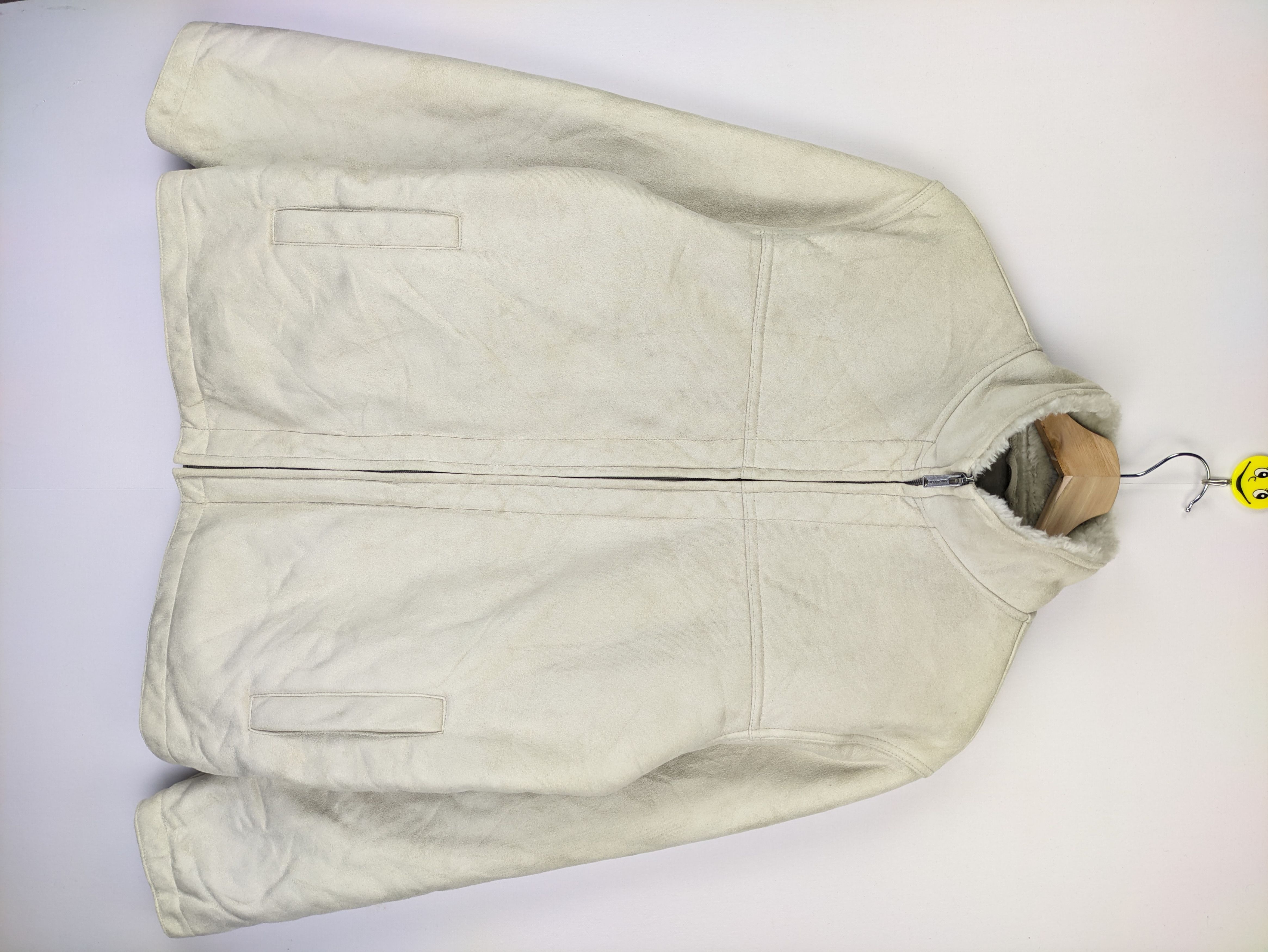 image of Stealsvintage Jacket Zip Up By Airwalk in White, Men's (Size Medium)