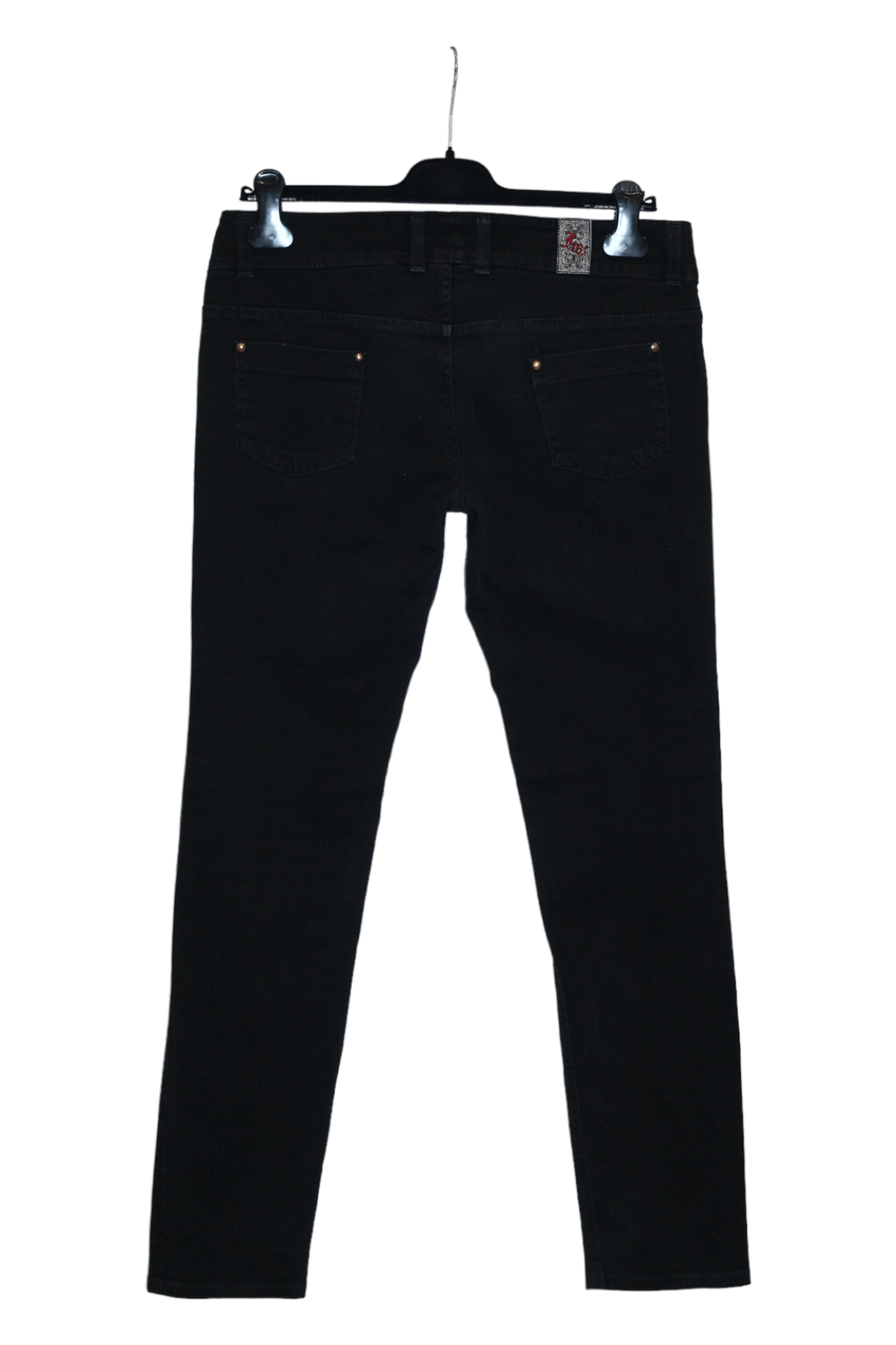14th Addiction VTG FIST Co. steam-punk biomechanics print low rise pants Size US 32 / EU 48 - 4 Thumbnail