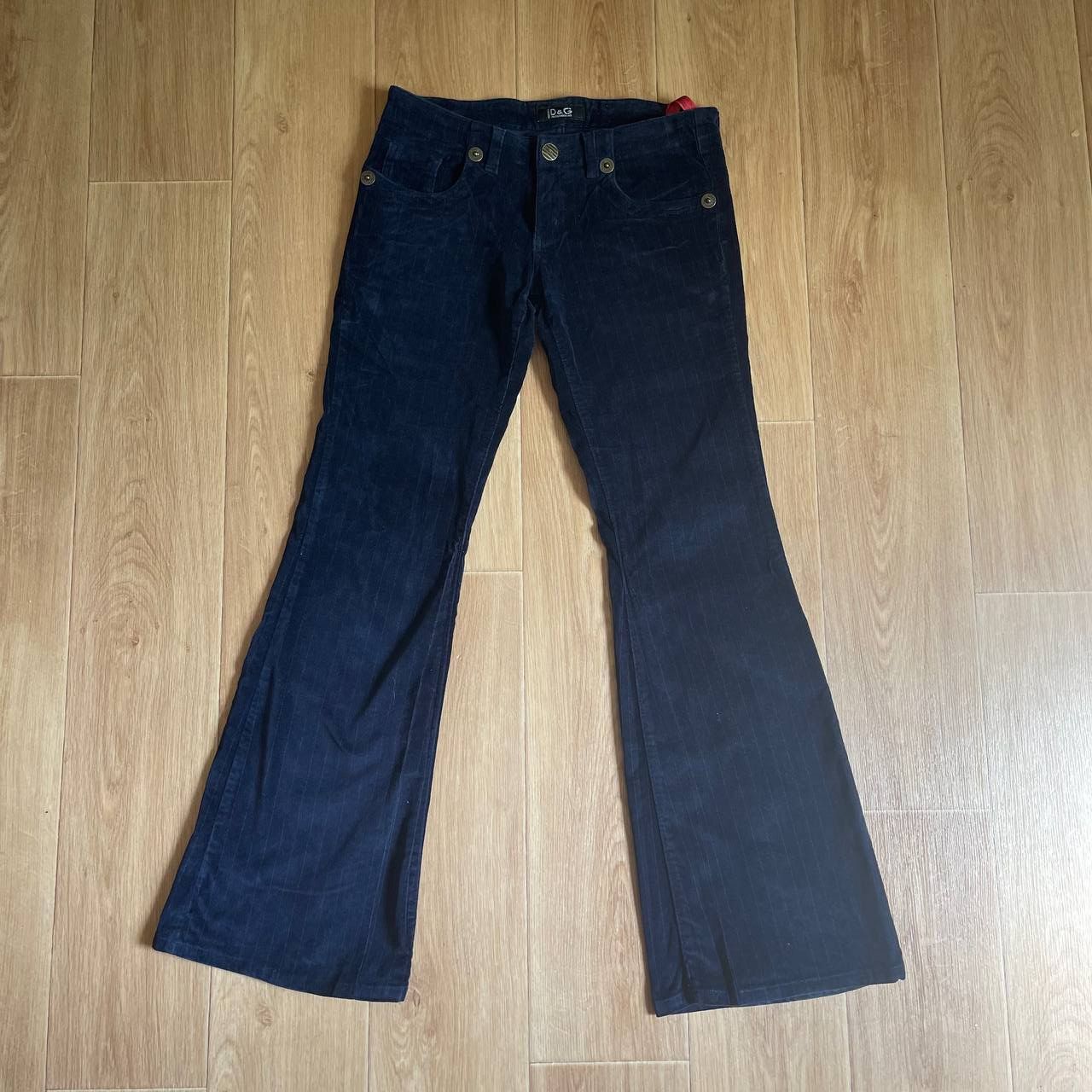 Dolce & Gabbana × Vintage Vintage Dolce & Gabbana D&G low rise flare jeans Size 31" - 3 Thumbnail