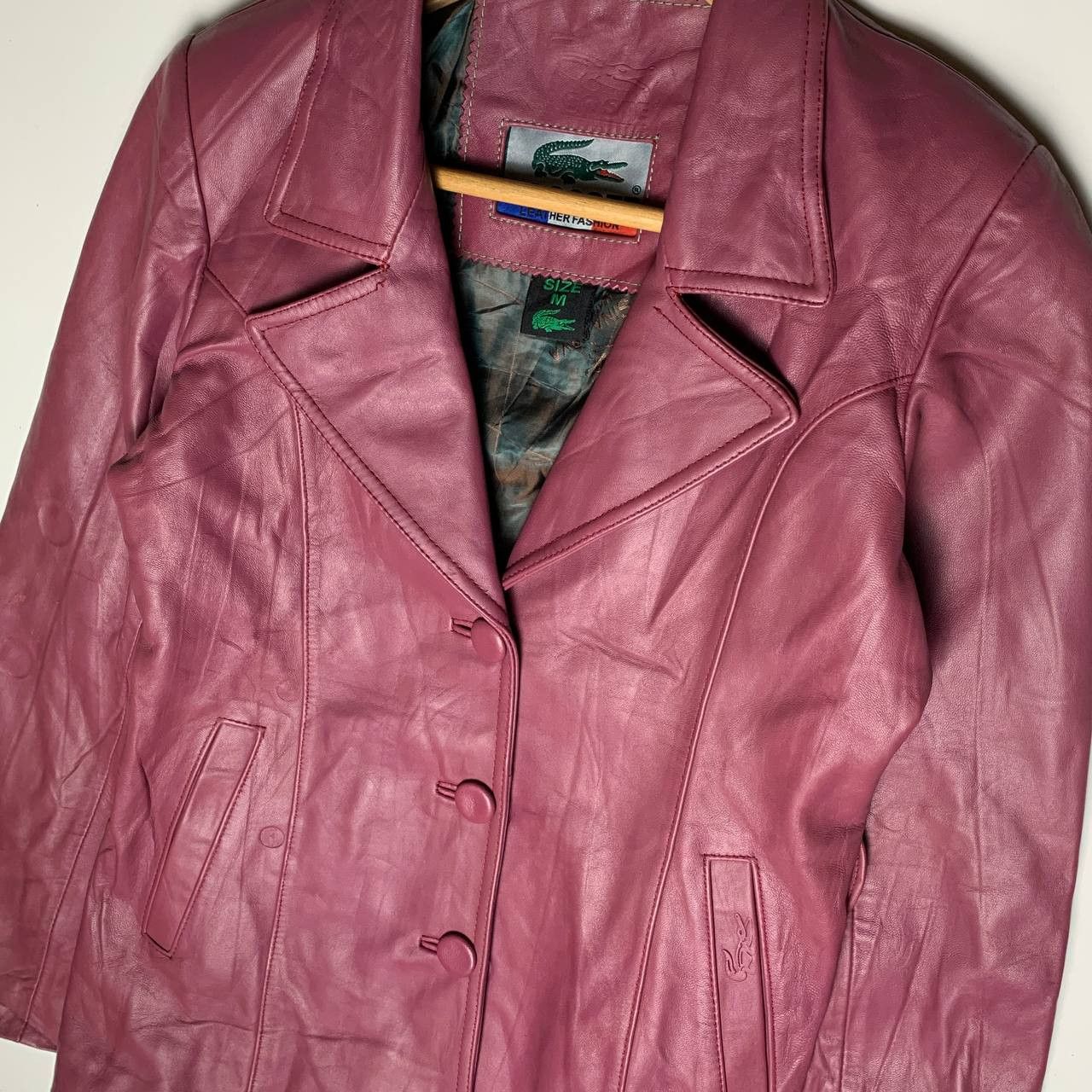 Lacoste Lacoste Leather Jacket Size M / US 6-8 / IT 42-44 - 6 Thumbnail