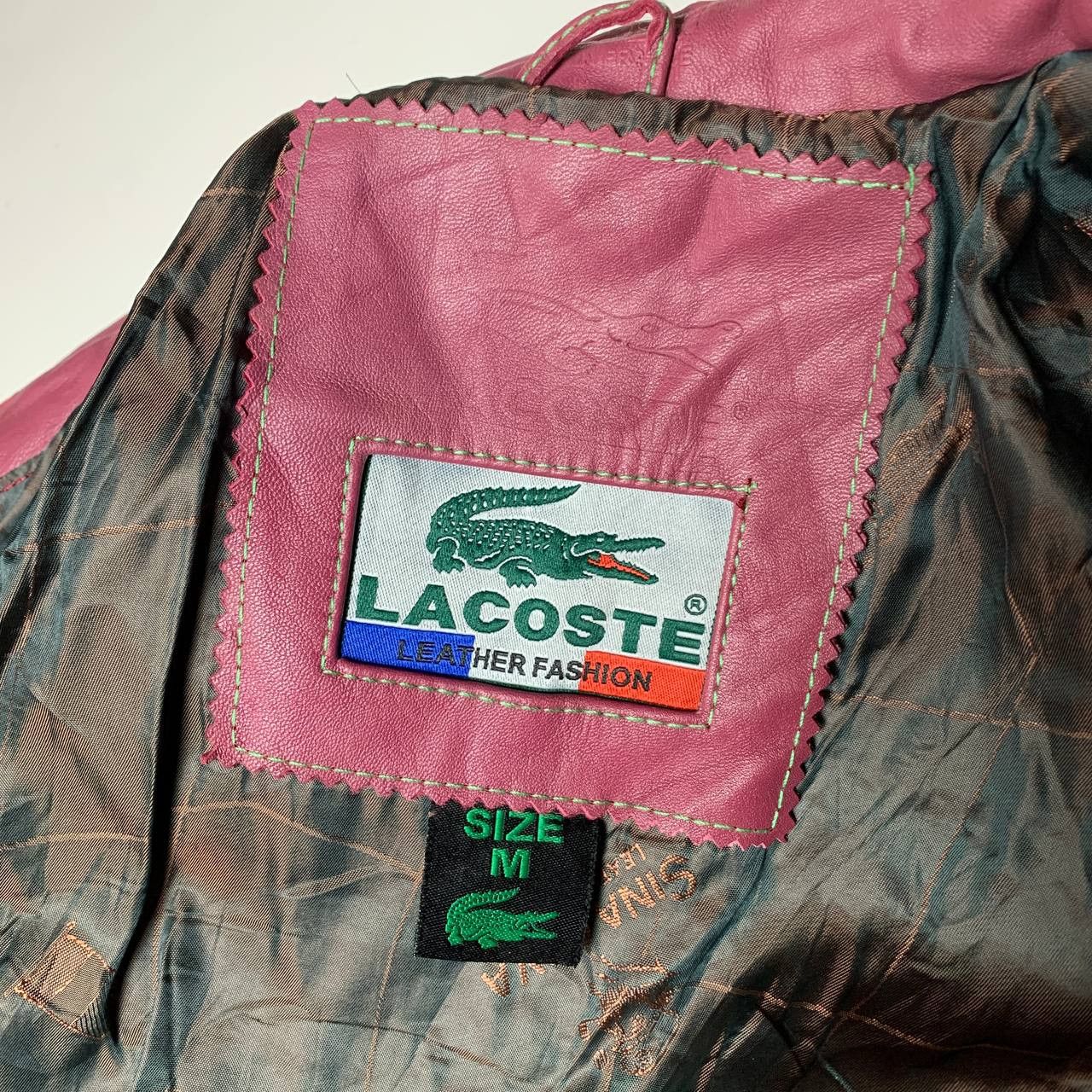 Lacoste Lacoste Leather Jacket Size M / US 6-8 / IT 42-44 - 10 Thumbnail