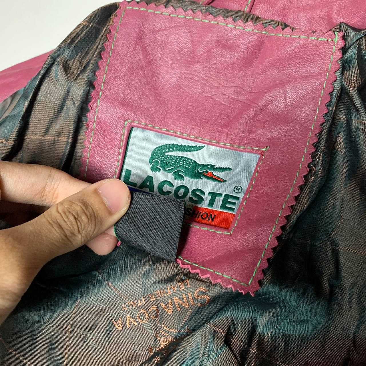 Lacoste Lacoste Leather Jacket Size M / US 6-8 / IT 42-44 - 8 Thumbnail