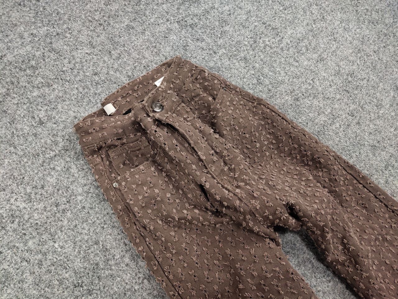 Japanese Brand Vintage Hype Japan Brown Denim Distressed Skater Jeans Size US 32 / EU 48 - 10 Thumbnail