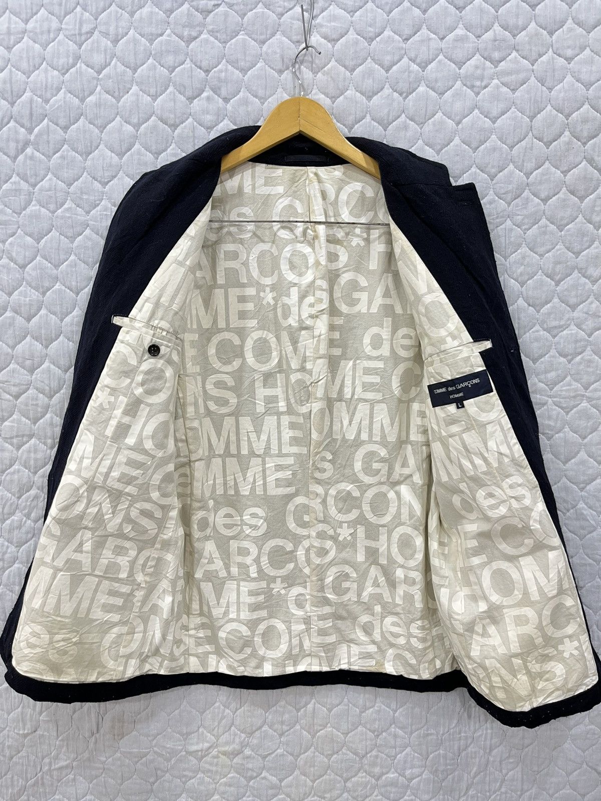 Comme des Garcons Homme U. VINTAGE COMME DES GARCONS HOMME WOOL JACKET Size US M / EU 48-50 / 2 - 6 Thumbnail