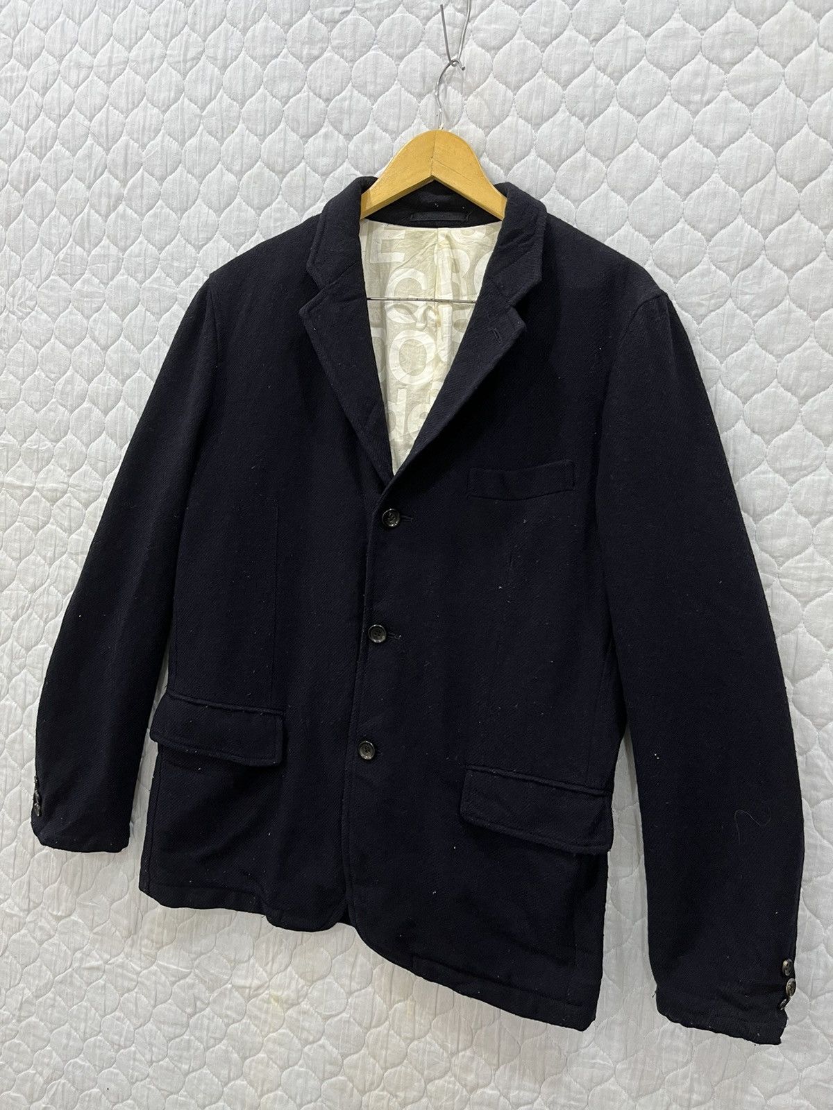 Comme des Garcons Homme U. VINTAGE COMME DES GARCONS HOMME WOOL JACKET Size US M / EU 48-50 / 2 - 3 Thumbnail
