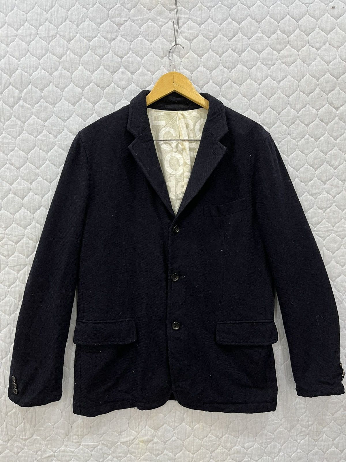 Comme des Garcons Homme U. VINTAGE COMME DES GARCONS HOMME WOOL JACKET Size US M / EU 48-50 / 2 - 2 Thumbnail