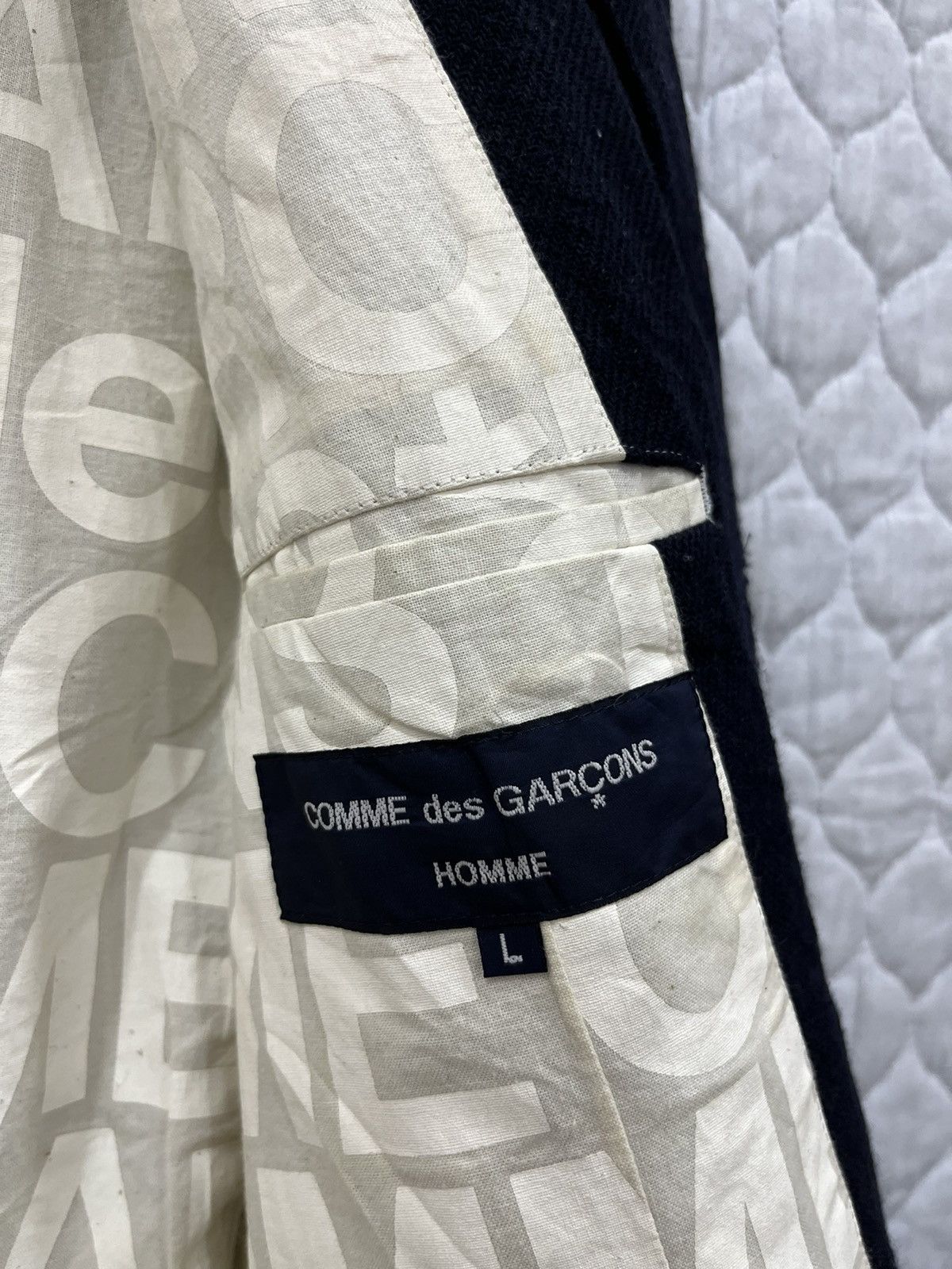 Comme des Garcons Homme U. VINTAGE COMME DES GARCONS HOMME WOOL JACKET Size US M / EU 48-50 / 2 - 7 Thumbnail