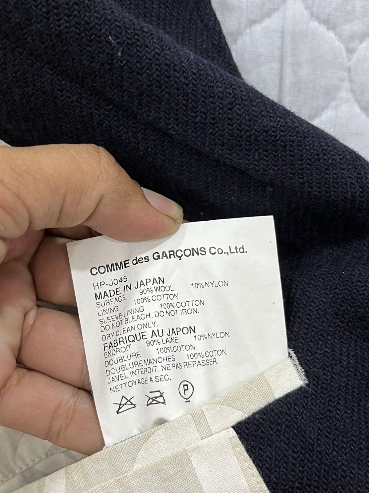 Comme des Garcons Homme U. VINTAGE COMME DES GARCONS HOMME WOOL JACKET Size US M / EU 48-50 / 2 - 8 Thumbnail