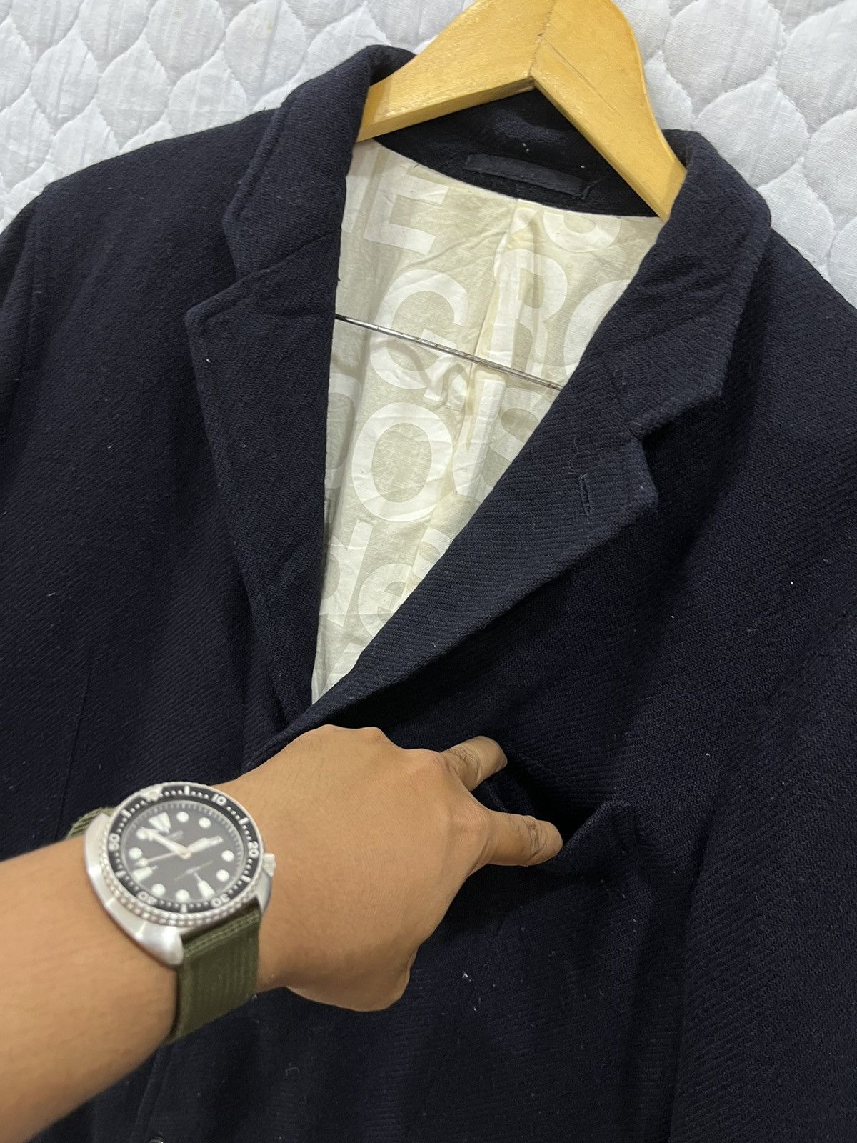 Comme des Garcons Homme U. VINTAGE COMME DES GARCONS HOMME WOOL JACKET Size US M / EU 48-50 / 2 - 10 Thumbnail