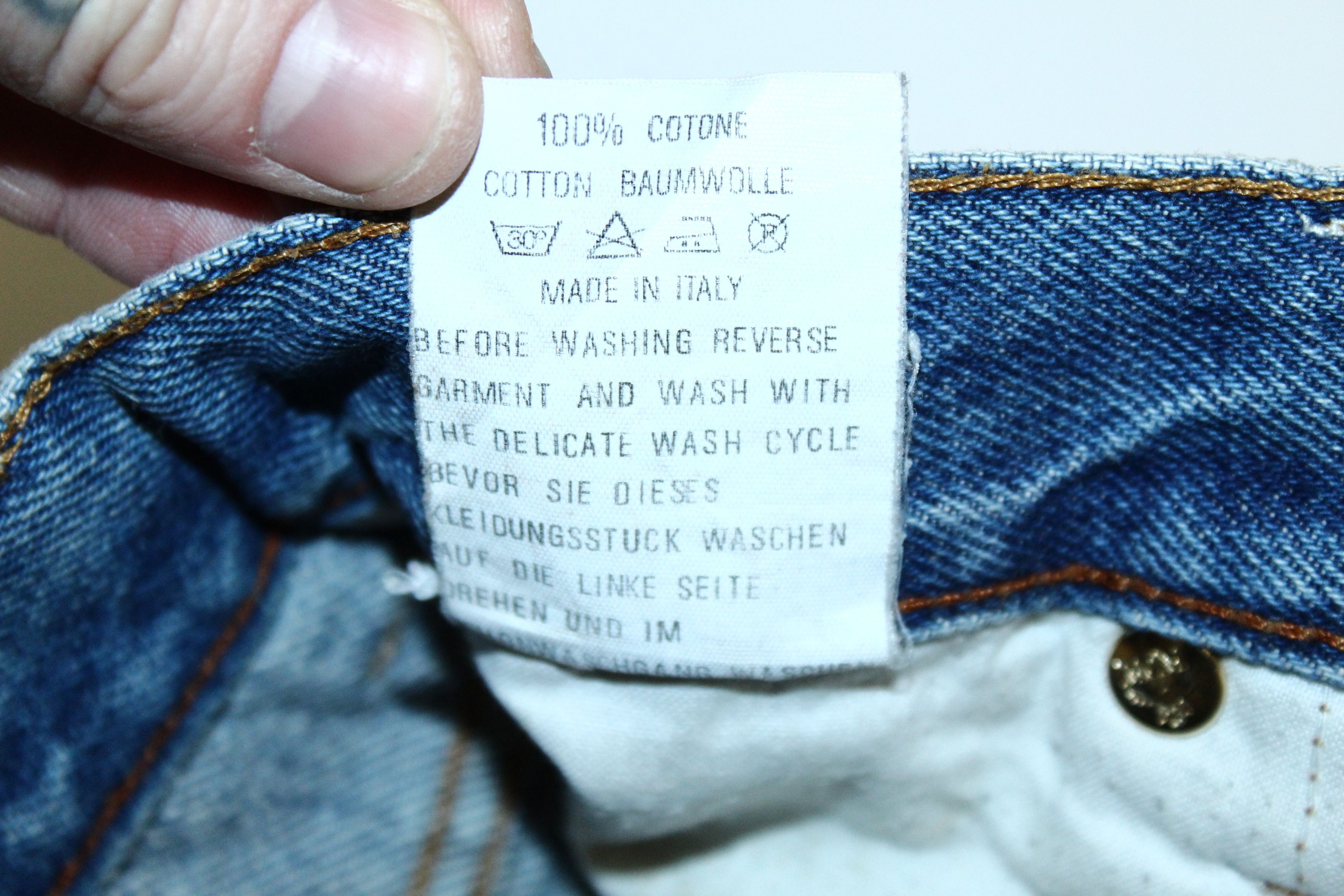 MCM RARE 90s MCM high waist stonewash mom baggy jeans spike logo Size 24" / US 00 / IT 34 - 13 Thumbnail