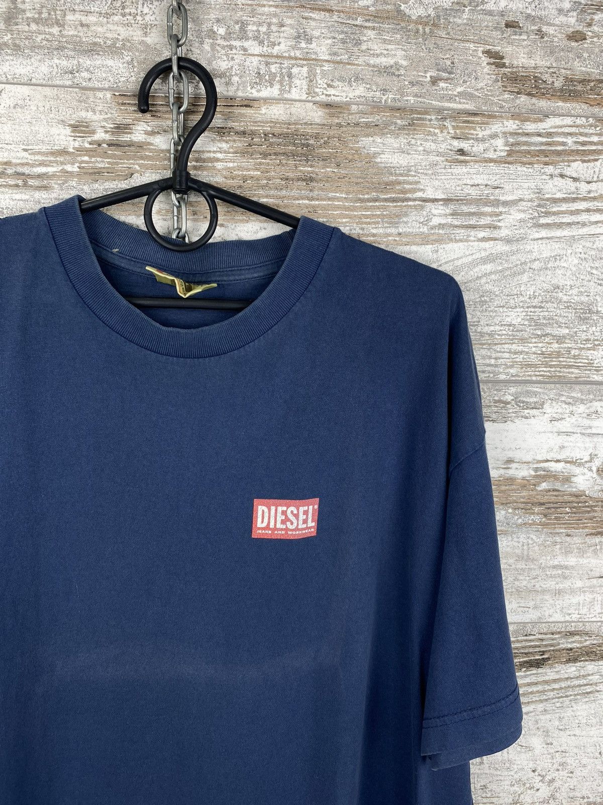 Diesel Mens rare Diesel distressed T Shirt streetwear tee y2k Size US XL / EU 56 / 4 - 6 Thumbnail