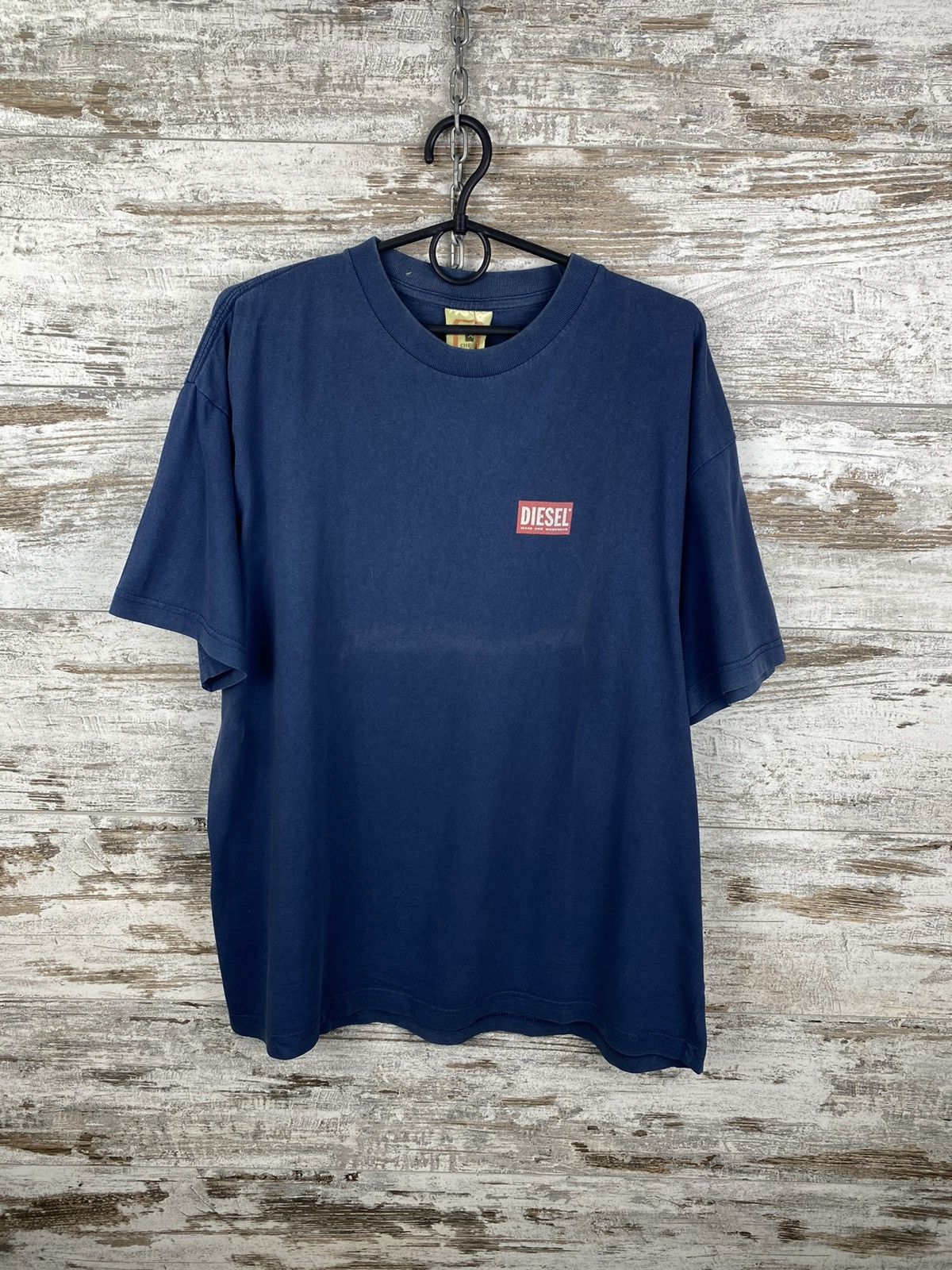 Diesel Mens rare Diesel distressed T Shirt streetwear tee y2k Size US XL / EU 56 / 4 - 2 Thumbnail