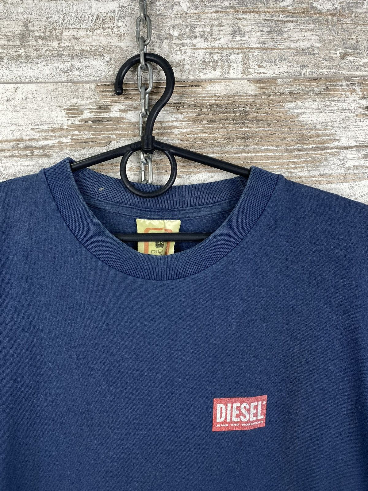 Diesel Mens rare Diesel distressed T Shirt streetwear tee y2k Size US XL / EU 56 / 4 - 3 Thumbnail