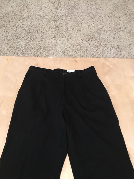 Linder Black One Pleat Trousers | Grailed