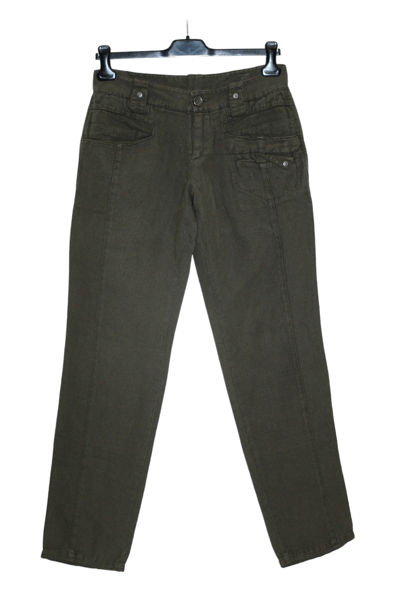 Dirk Bikkembergs Bikkembergs Relax Fit Low Rise Linen Cargo Pants Size US 29 - 1 Thumbnail