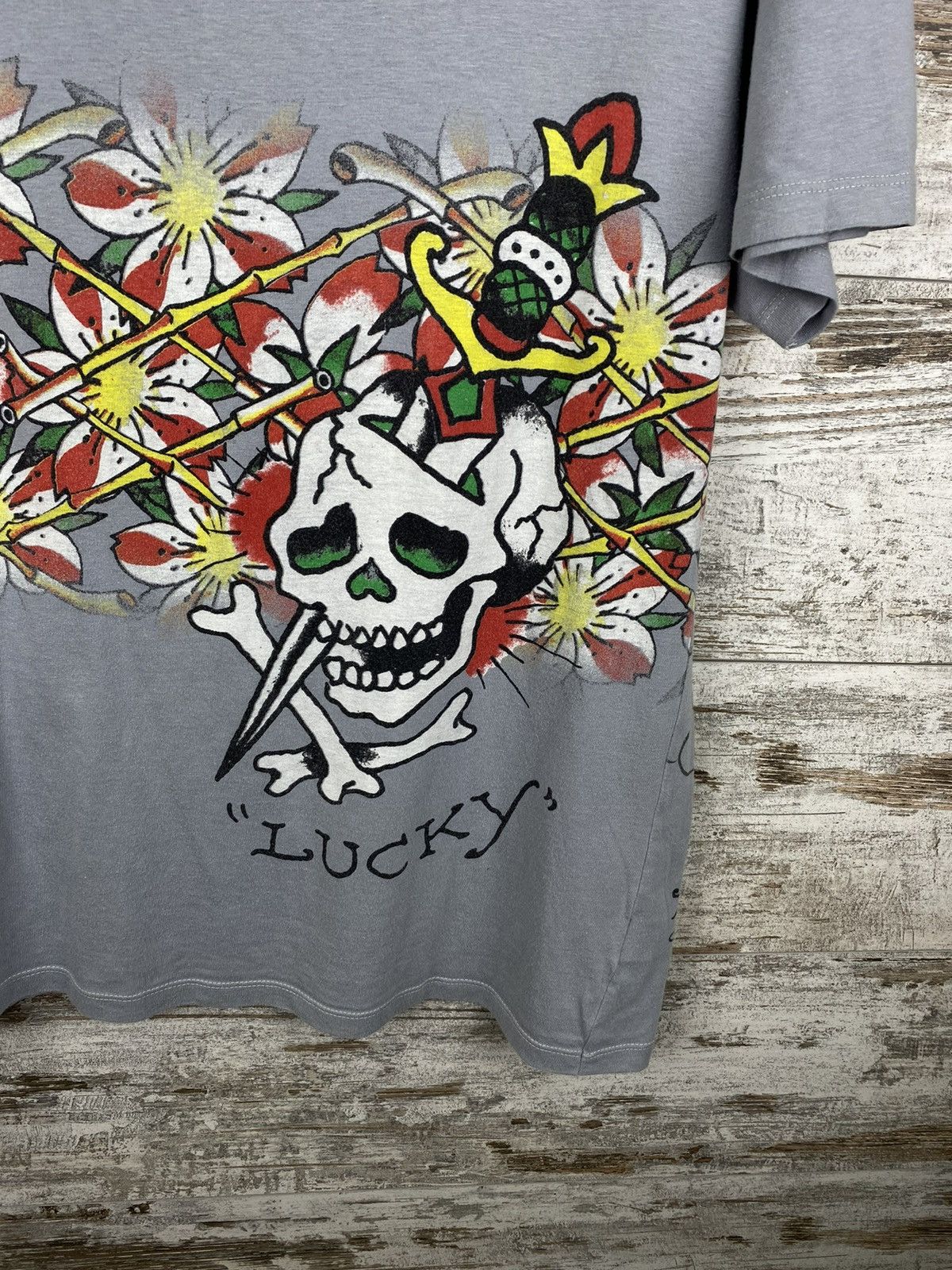 Ed Hardy Mens Vintage Ed Hardy T Shirt by Christian Audigier y2k rare Size US XL / EU 56 / 4 - 3 Thumbnail