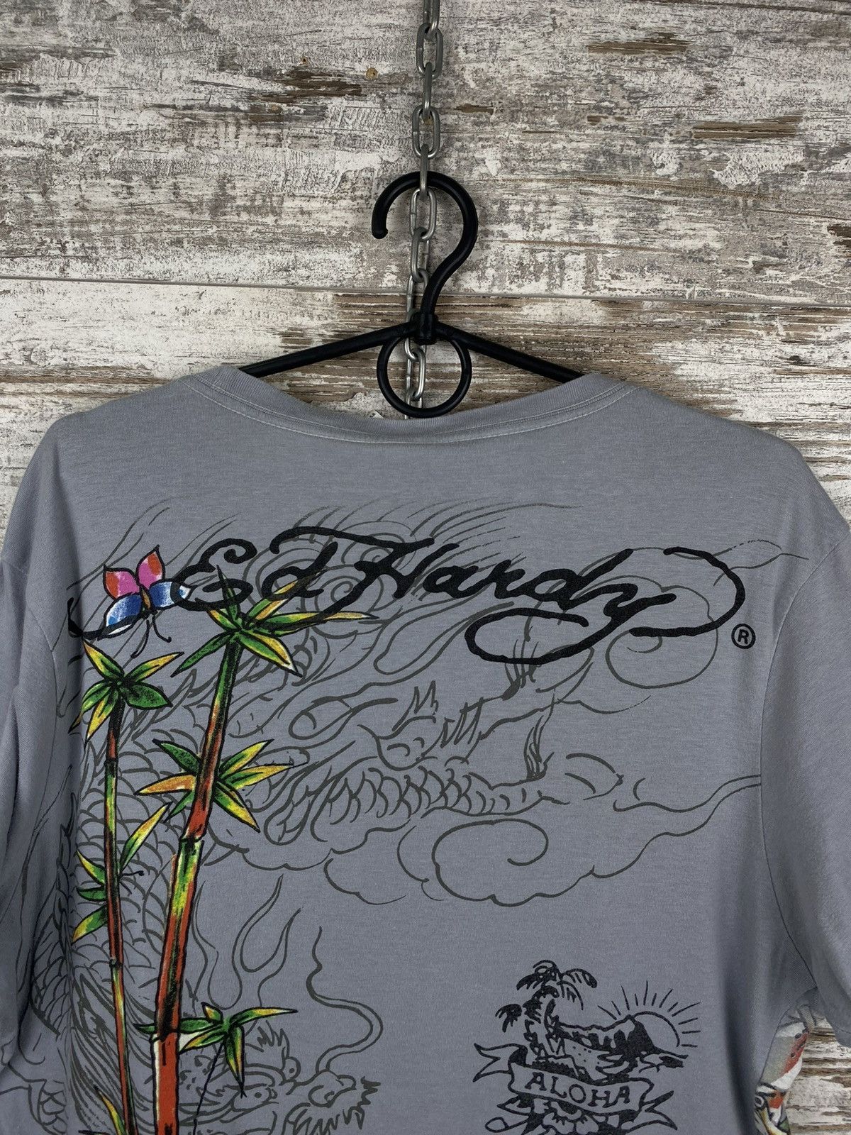 Ed Hardy Mens Vintage Ed Hardy T Shirt by Christian Audigier y2k rare Size US XL / EU 56 / 4 - 10 Thumbnail