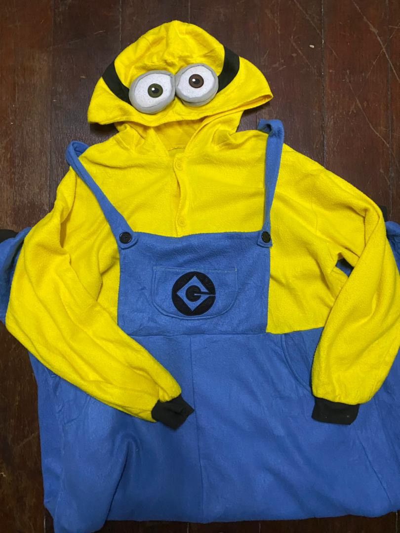 Despicable me minions made hoodie Overall cosplay custume