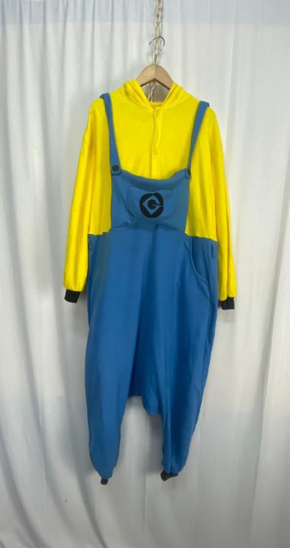 Despicable me minions made hoodie Overall cosplay custume
