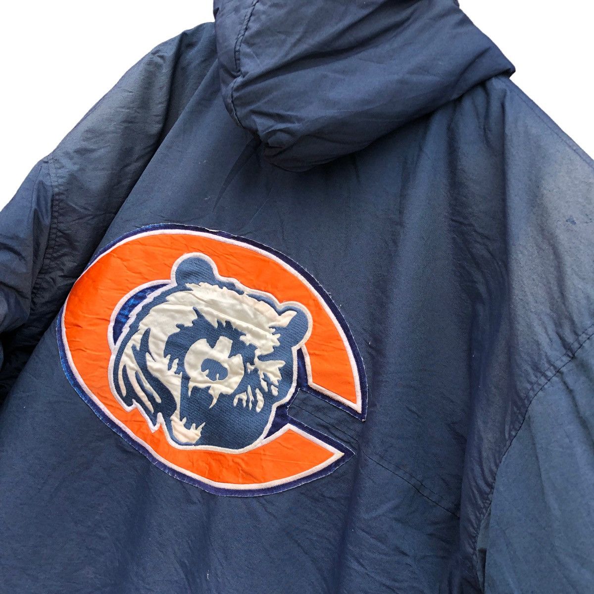 NFL × Starter × Vintage Vintage 90s NFL Chicago Bears hooded stadium jacket Size US XXL / EU 58 / 5 - 9 Thumbnail