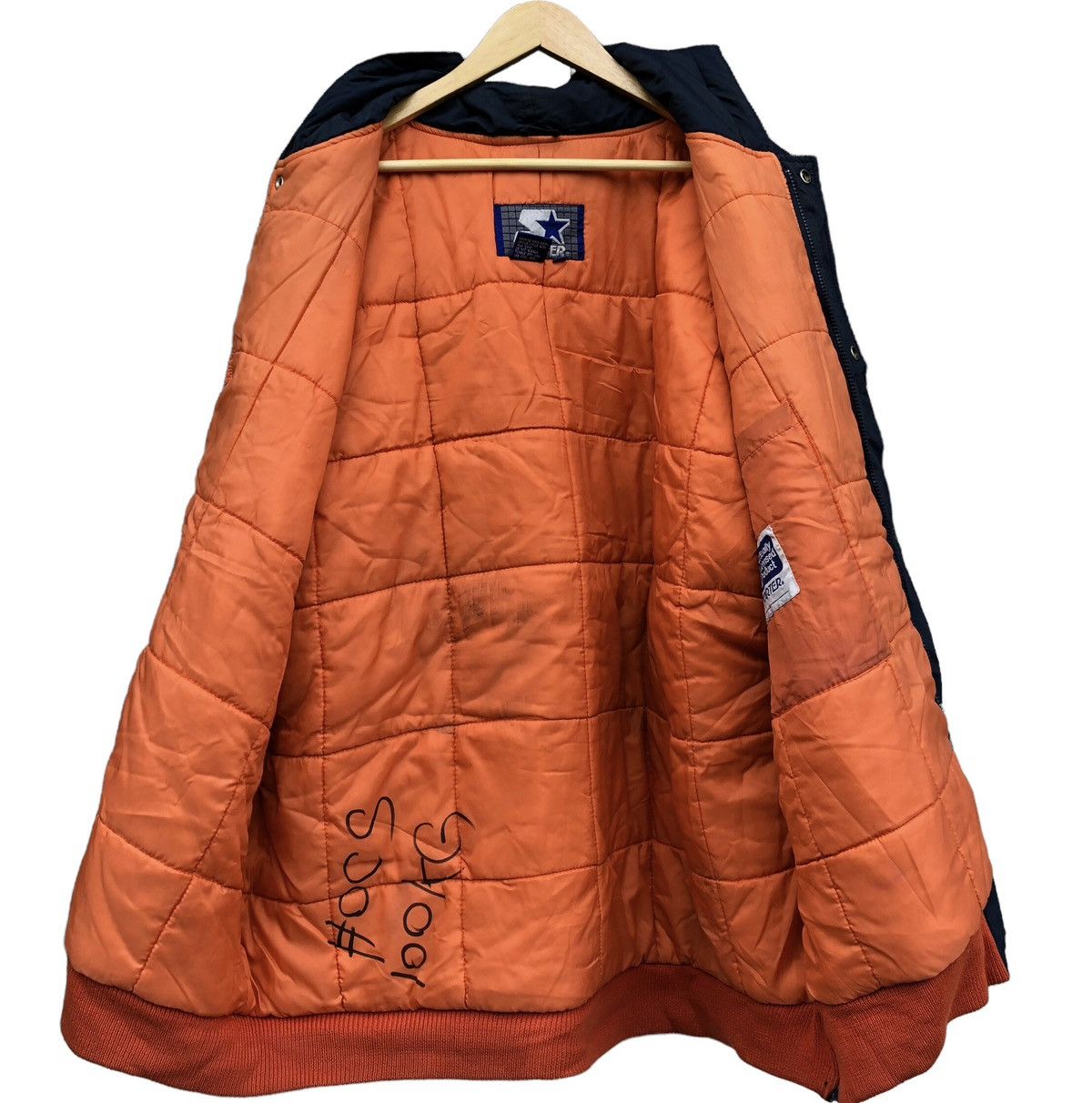 NFL × Starter × Vintage Vintage 90s NFL Chicago Bears hooded stadium jacket Size US XXL / EU 58 / 5 - 12 Thumbnail