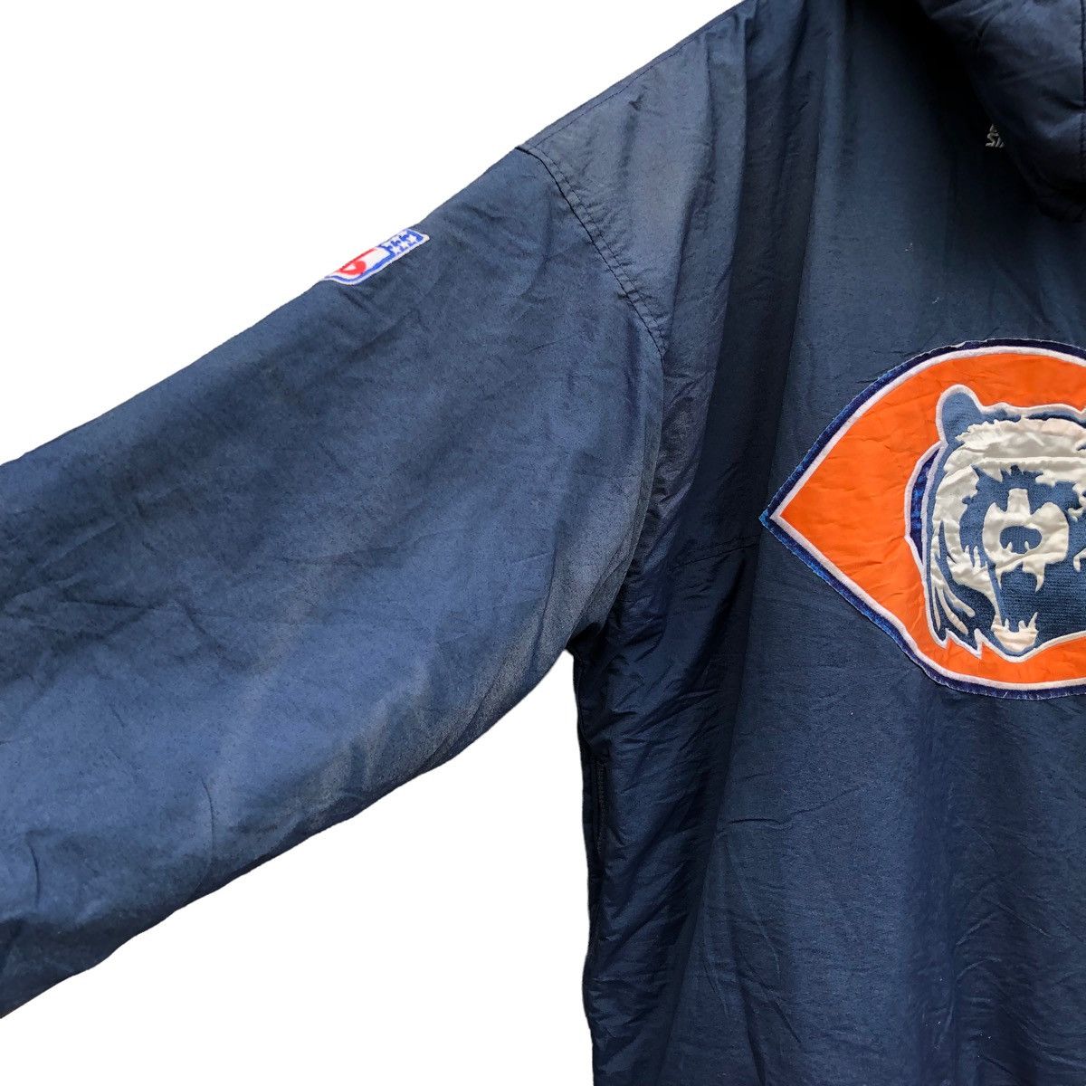 NFL × Starter × Vintage Vintage 90s NFL Chicago Bears hooded stadium jacket Size US XXL / EU 58 / 5 - 7 Thumbnail