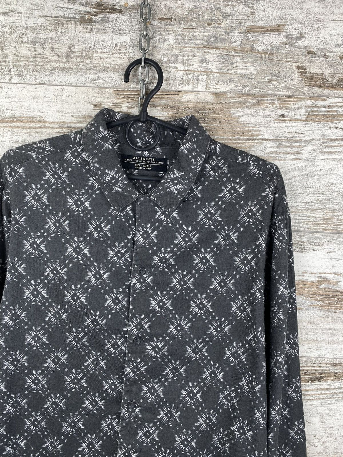 Allsaints × Japanese Brand Mens AllSaints ANVIL LS SHIRT Button Up Luxury tshirt crazy Size US S / EU 44-46 / 1 - 2 Thumbnail
