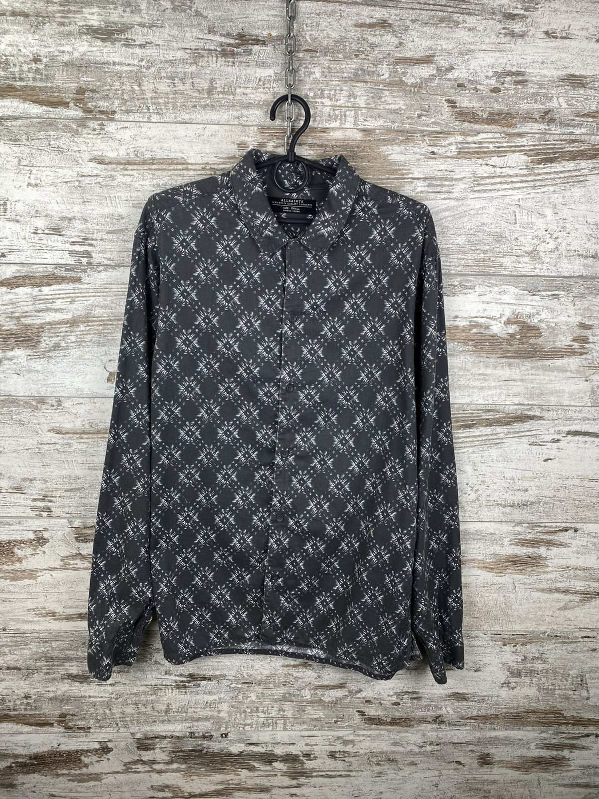 Allsaints × Japanese Brand Mens AllSaints ANVIL LS SHIRT Button Up Luxury tshirt crazy Size US S / EU 44-46 / 1 - 1 Thumbnail