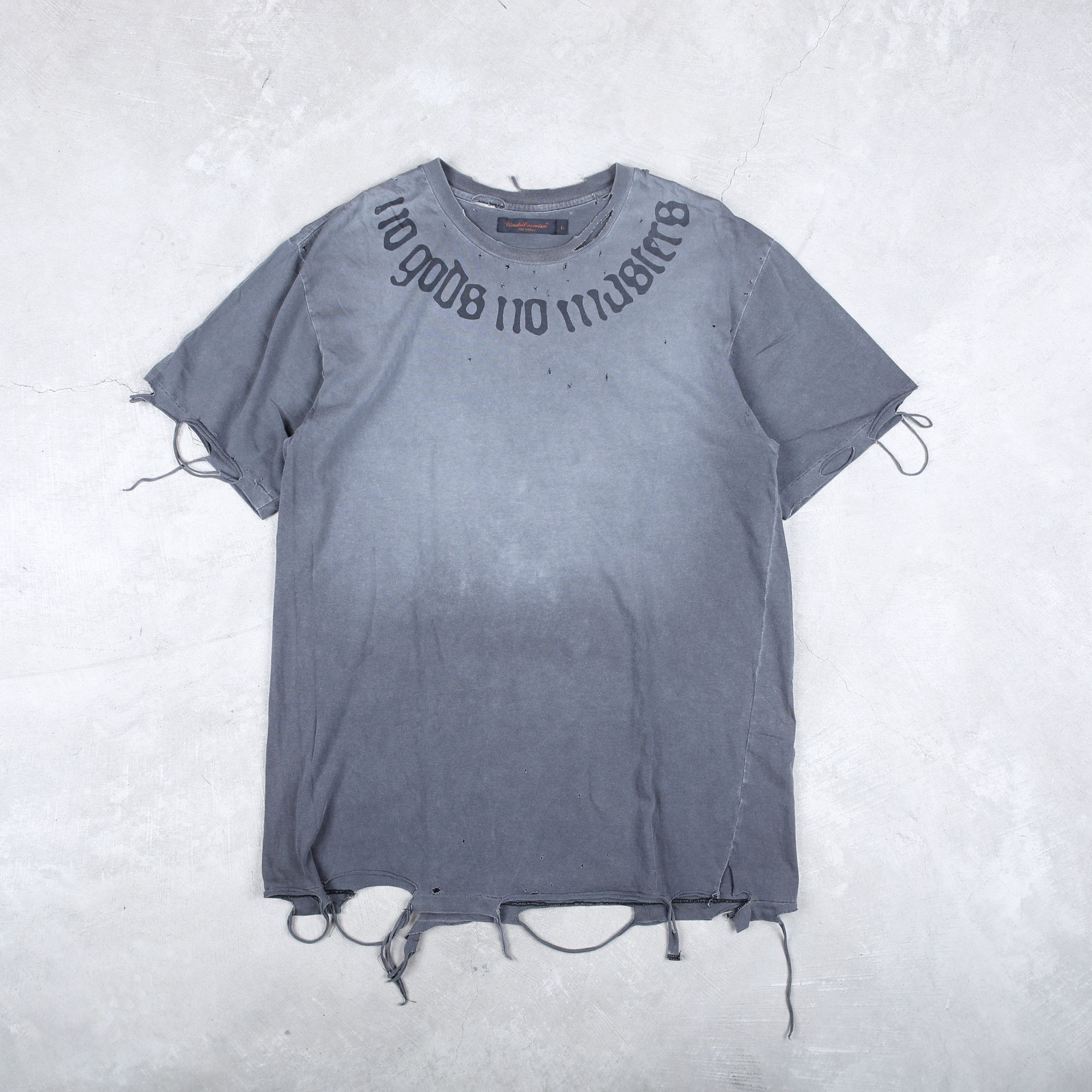 Jun Takahashi Undercover "No Gods No Master" Tee Size Large SS/03 "SCAB" Size US L / EU 52-54 / 3 - 1 Thumbnail