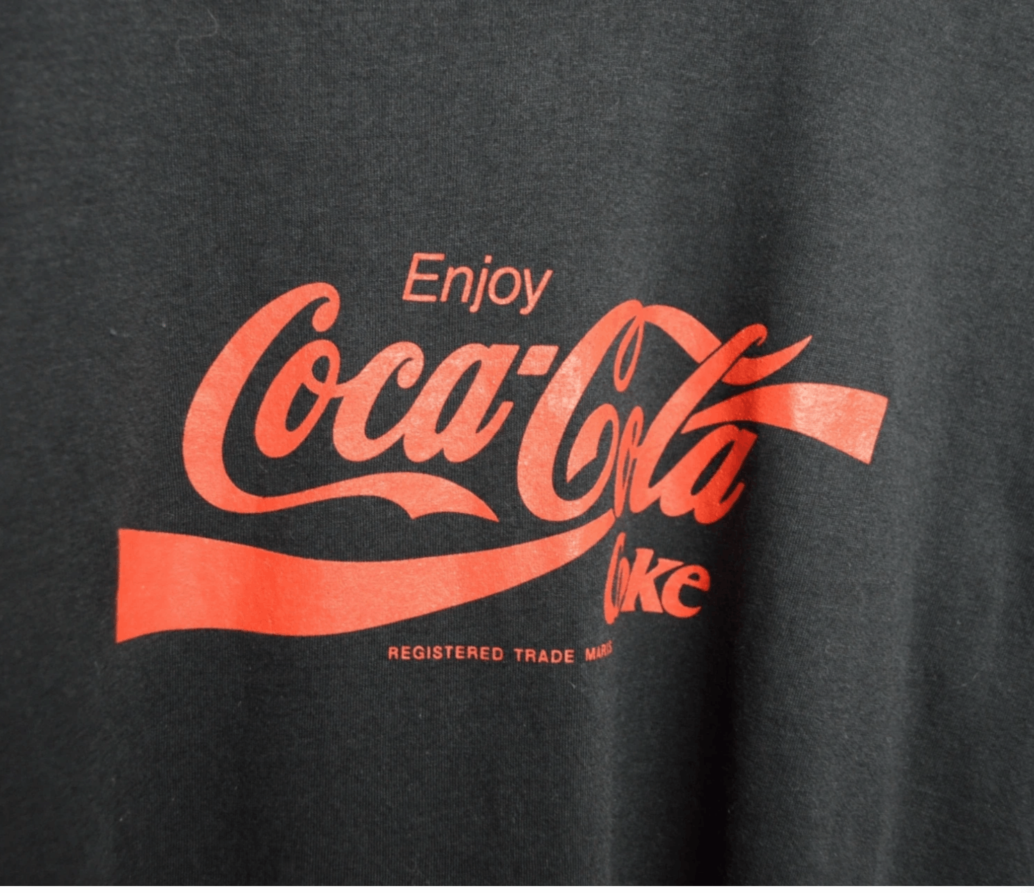 Band Tees coca-cola single stitch 80s logo tee Size US L / EU 52-54 / 3 - 3 Thumbnail