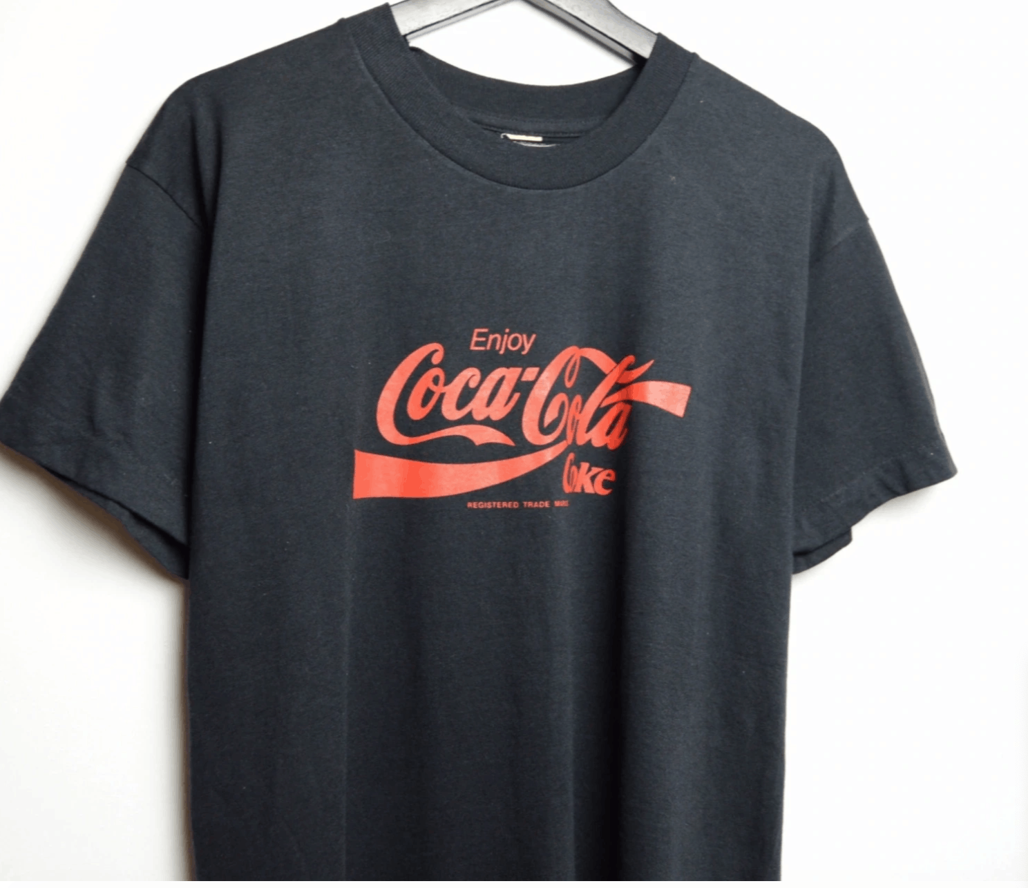 Band Tees coca-cola single stitch 80s logo tee Size US L / EU 52-54 / 3 - 2 Thumbnail