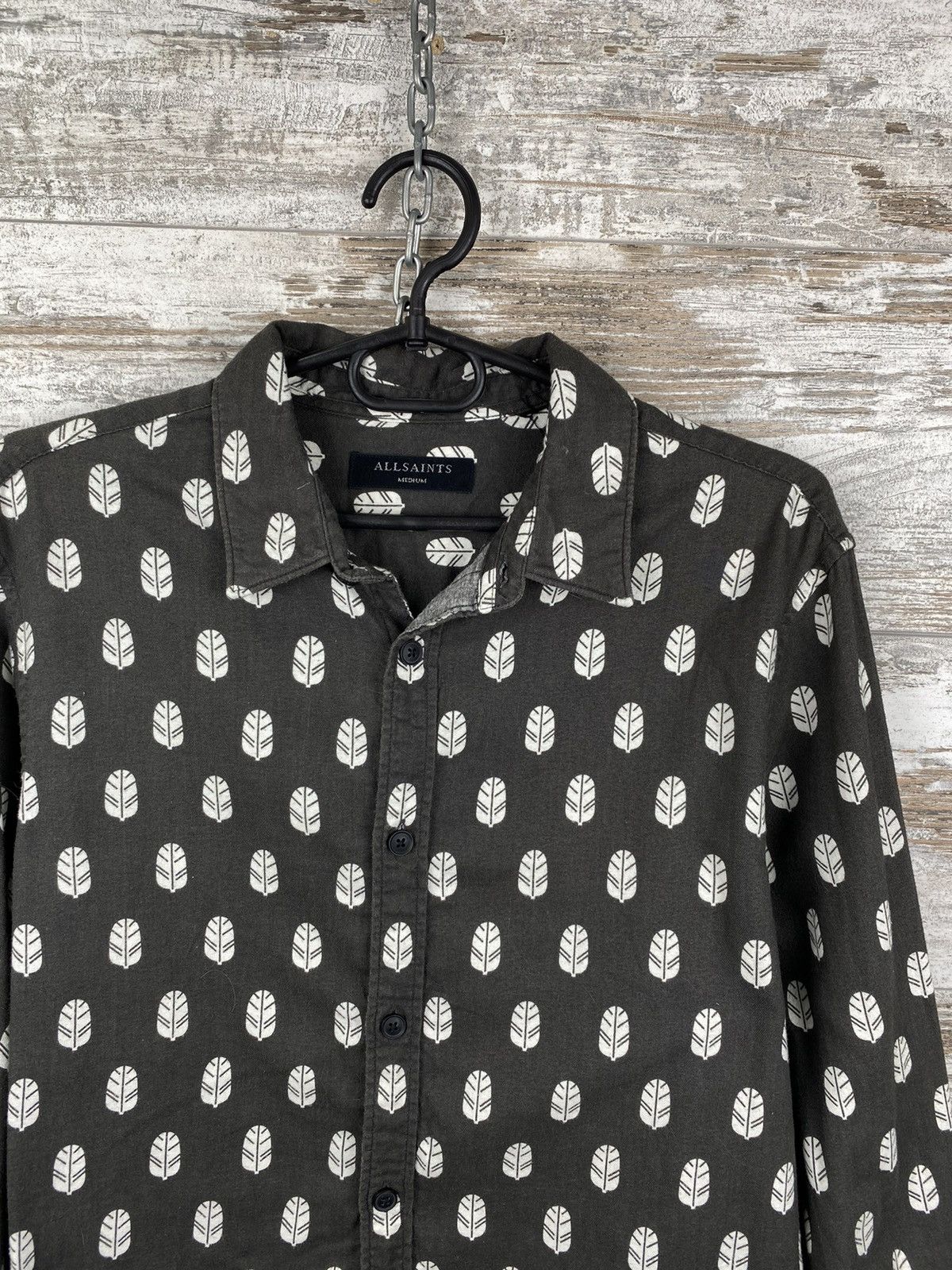 Allsaints × Japanese Brand Mens AllSaints ALTUS LS SHIRT Button Up Luxury tshirt crazy Size US M / EU 48-50 / 2 - 2 Thumbnail