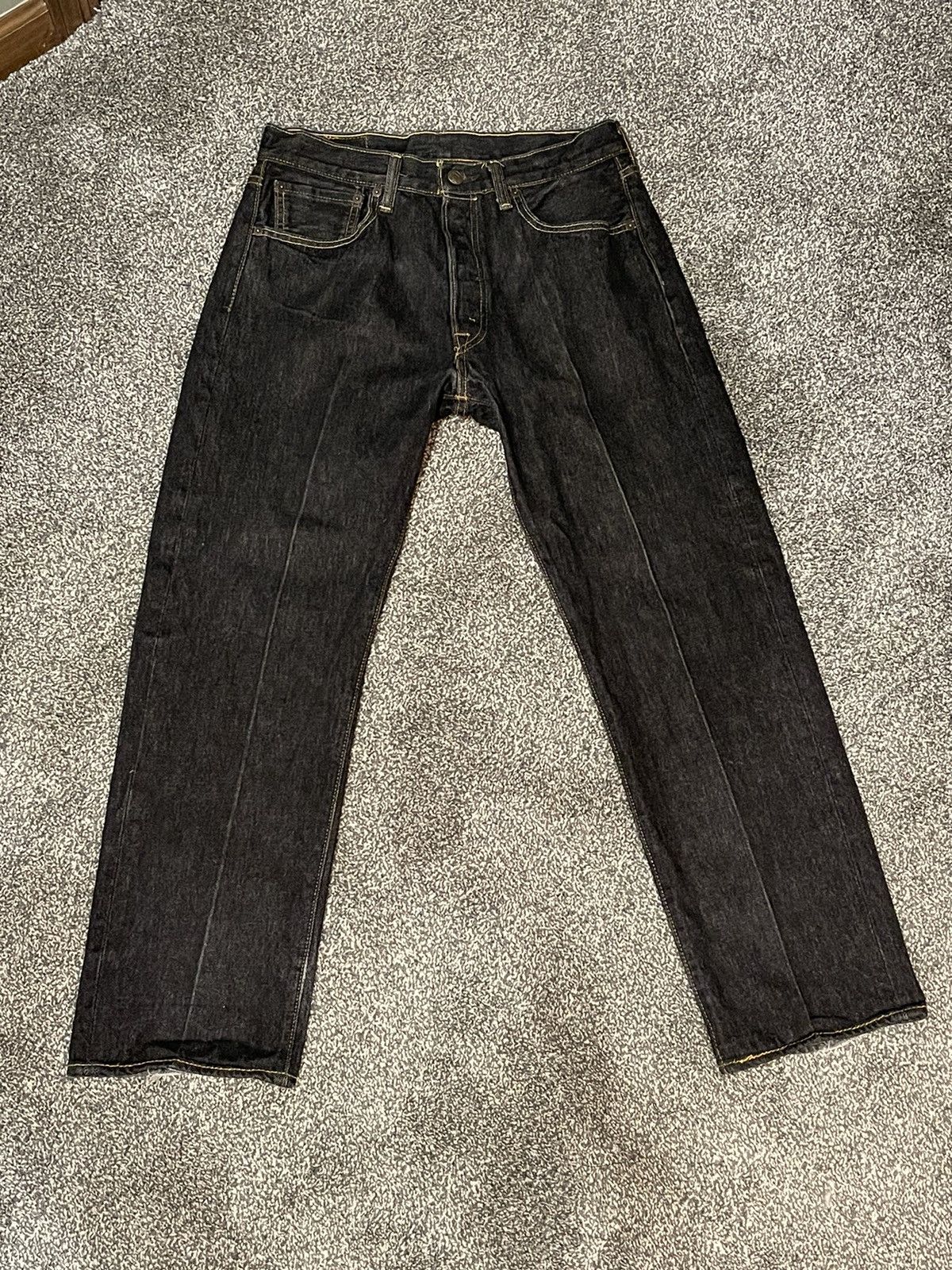 Levi's × Levi's Vintage Clothing × Vintage Raw Denim Levis 501 32 x 30 Size US 32 / EU 48 - 3 Thumbnail