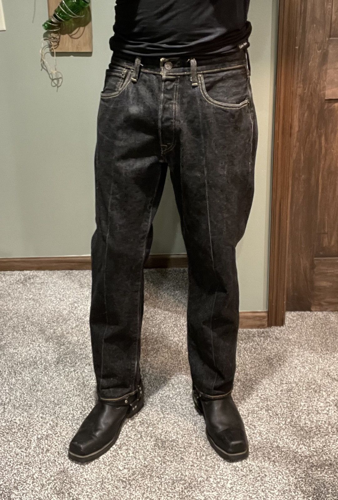 Levi's × Levi's Vintage Clothing × Vintage Raw Denim Levis 501 32 x 30 Size US 32 / EU 48 - 1 Thumbnail