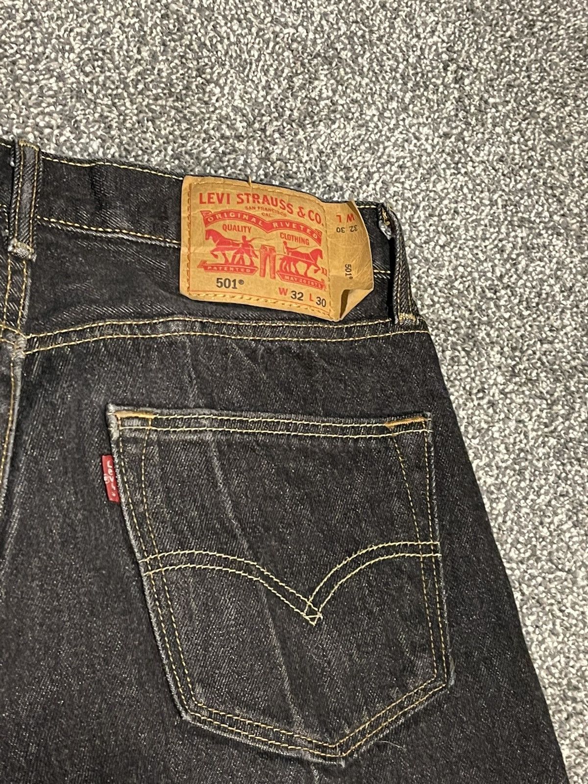 Levi's × Levi's Vintage Clothing × Vintage Raw Denim Levis 501 32 x 30 Size US 32 / EU 48 - 6 Thumbnail