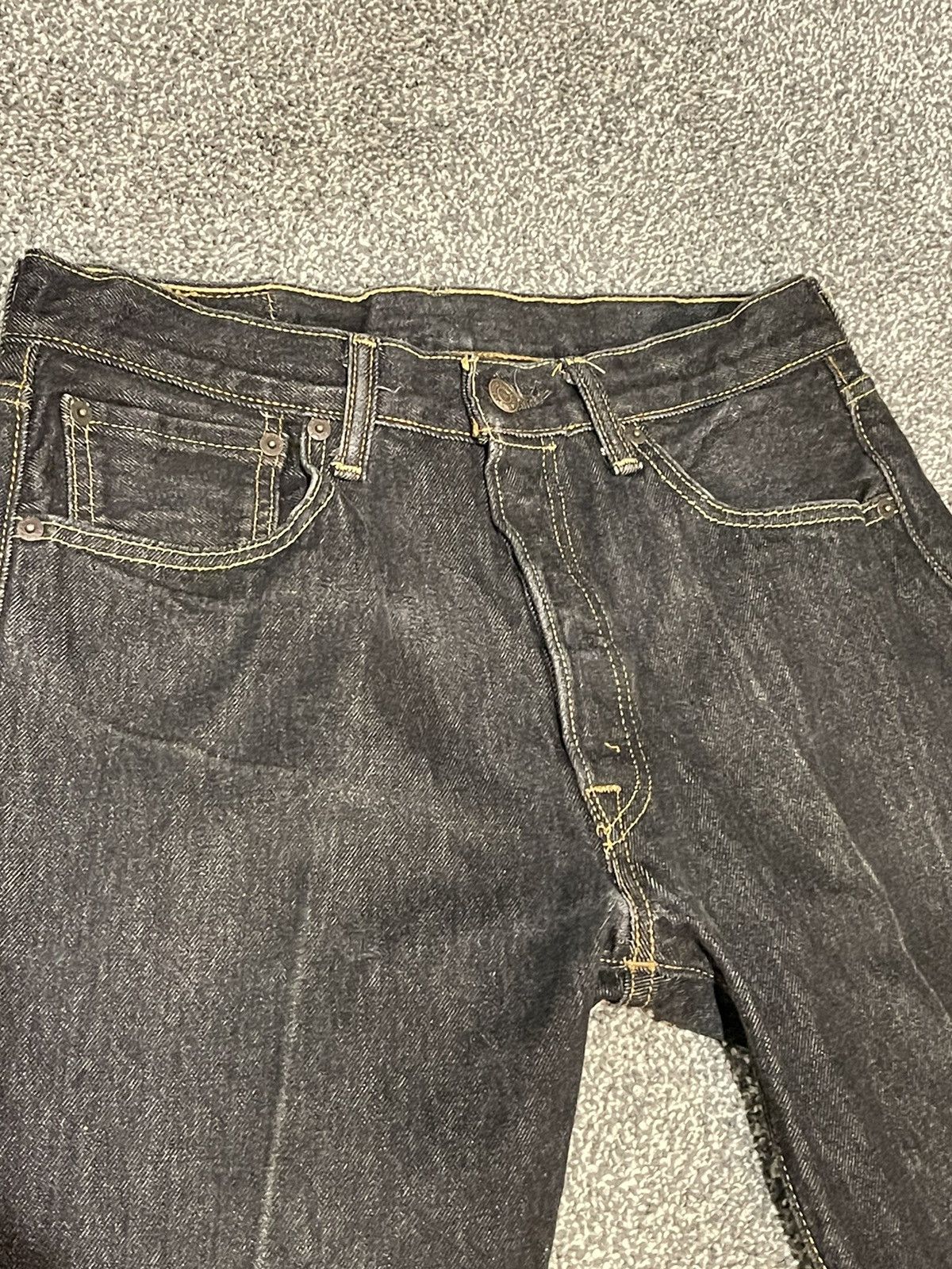 Levi's × Levi's Vintage Clothing × Vintage Raw Denim Levis 501 32 x 30 Size US 32 / EU 48 - 4 Thumbnail