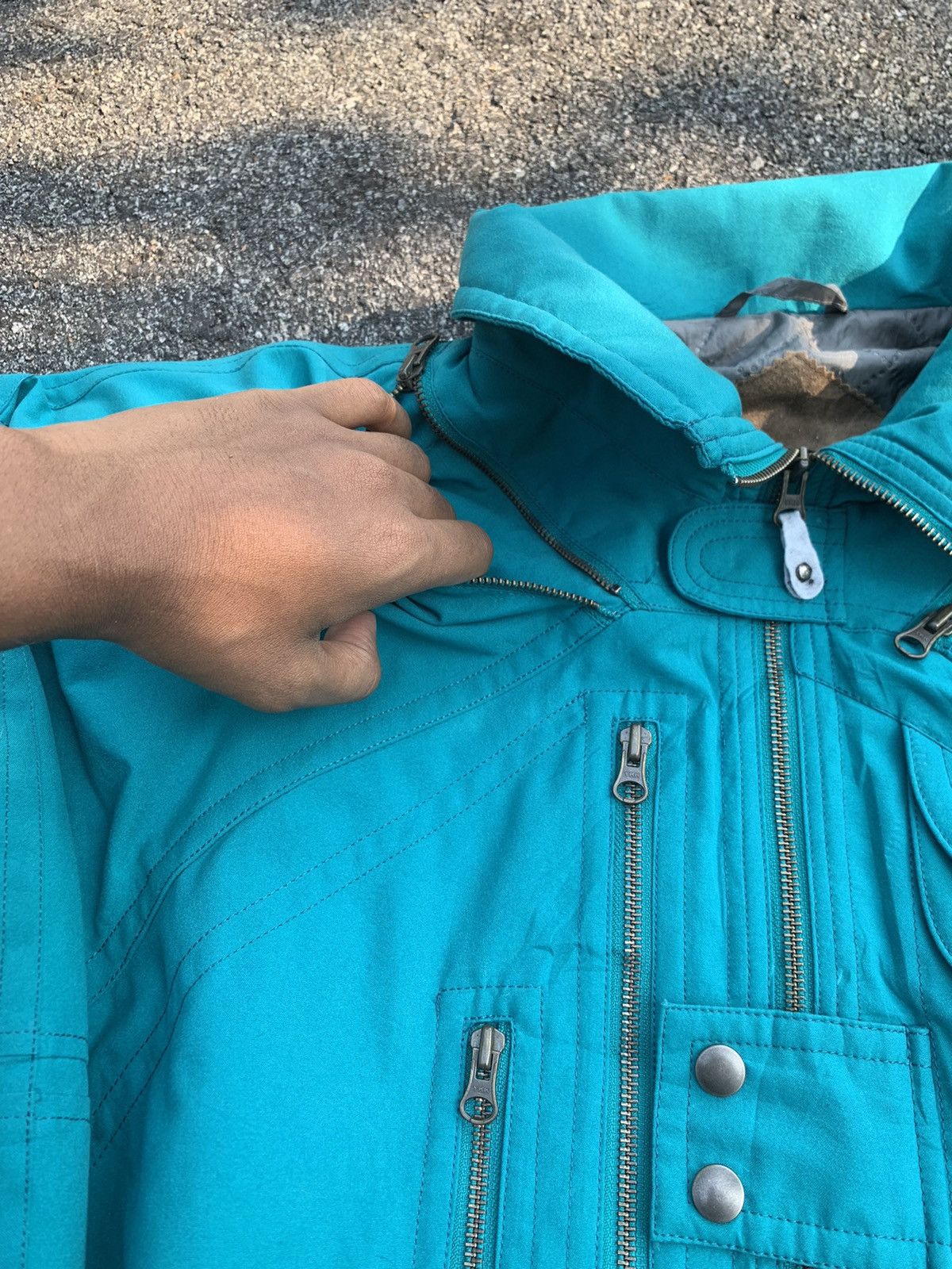 Vintage 🔥VINTAGE STEP CROSS RARE POCKET BOMBER JACKET Size US L / EU 52-54 / 3 - 10 Thumbnail