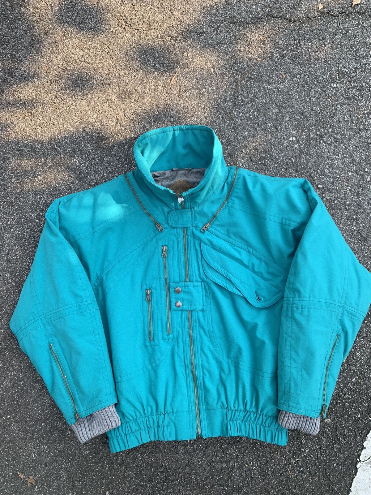 Vintage 🔥VINTAGE STEP CROSS RARE POCKET BOMBER JACKET Size US L / EU 52-54 / 3 - 11 Thumbnail