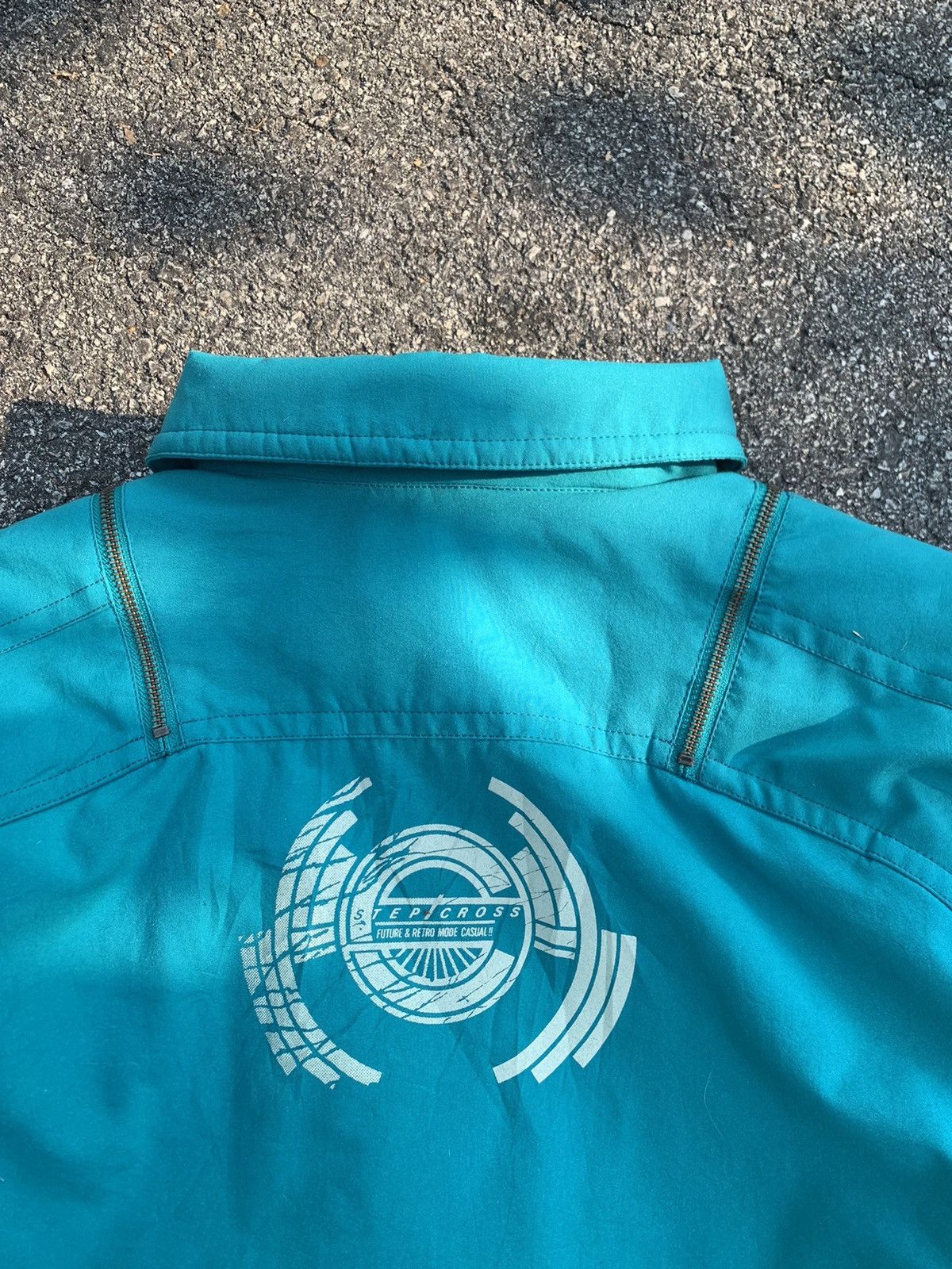 Vintage 🔥VINTAGE STEP CROSS RARE POCKET BOMBER JACKET Size US L / EU 52-54 / 3 - 14 Thumbnail